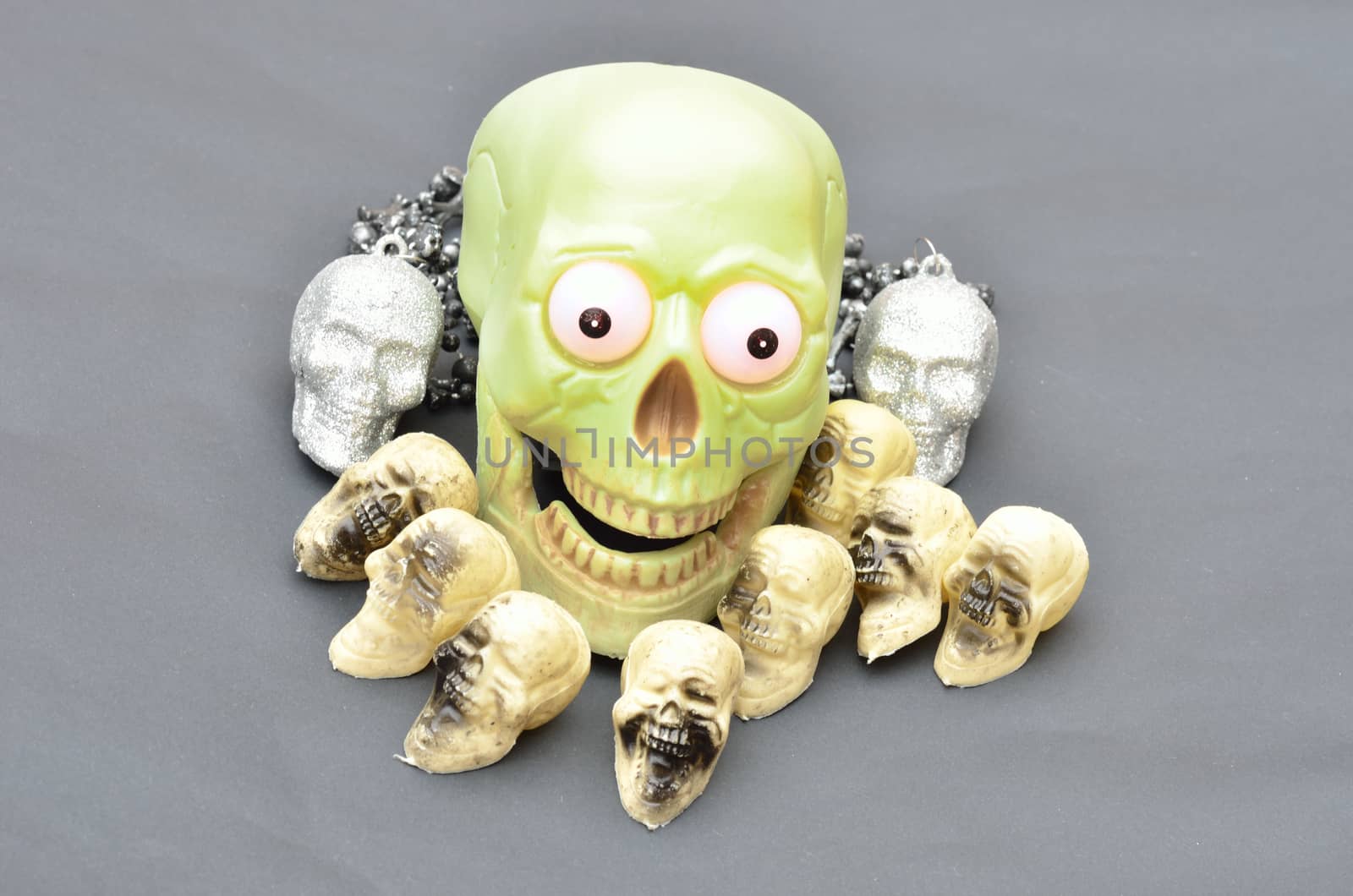 Big Skull surrounded by small Skulls