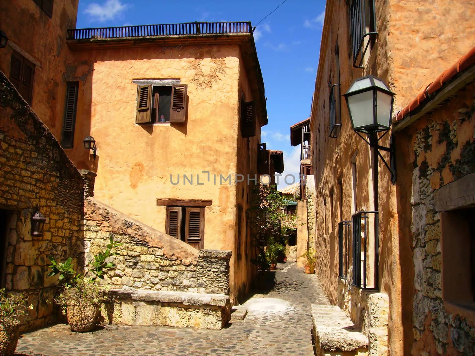 Traditional houses in La Romana