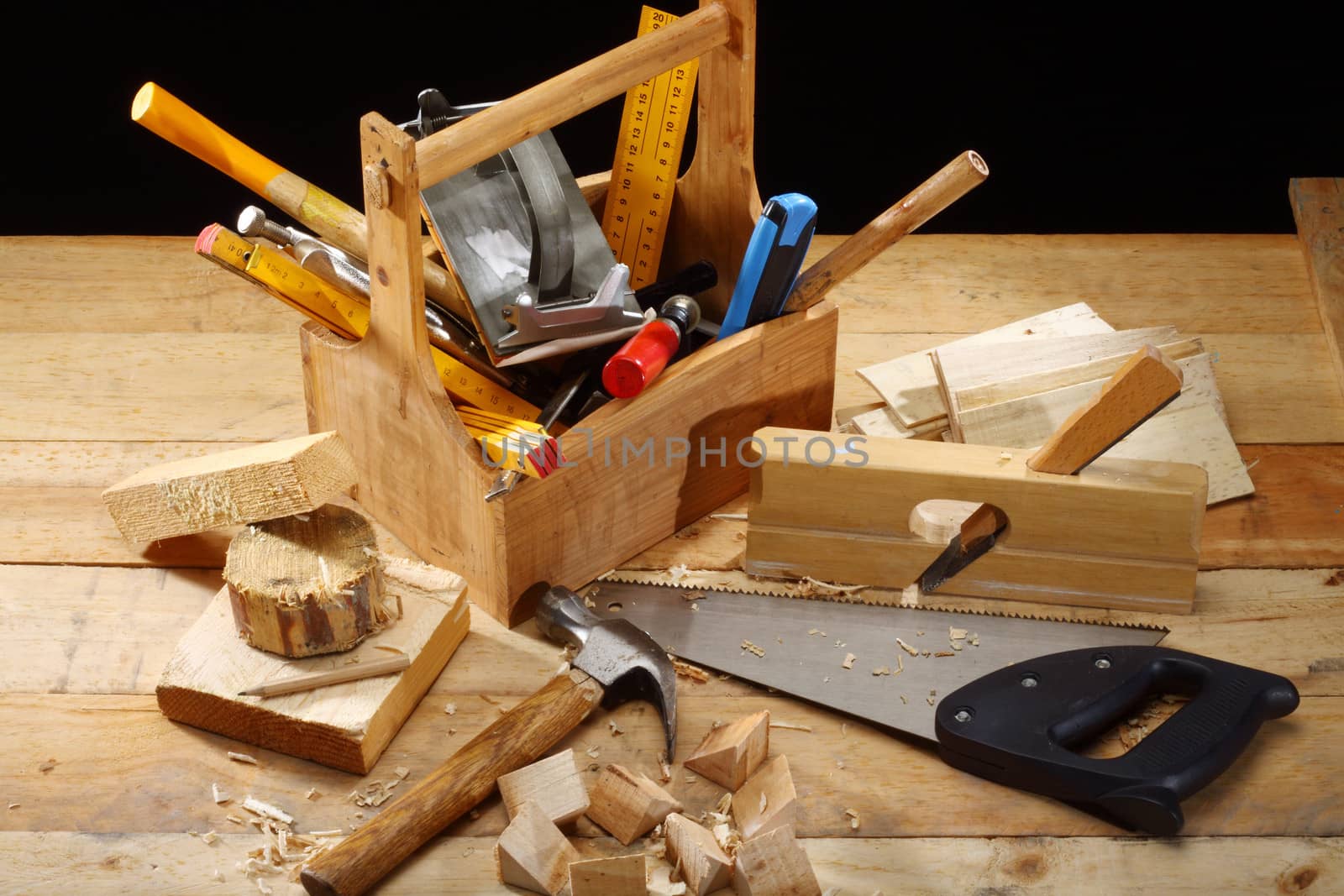 carpenter's tool on a workbench