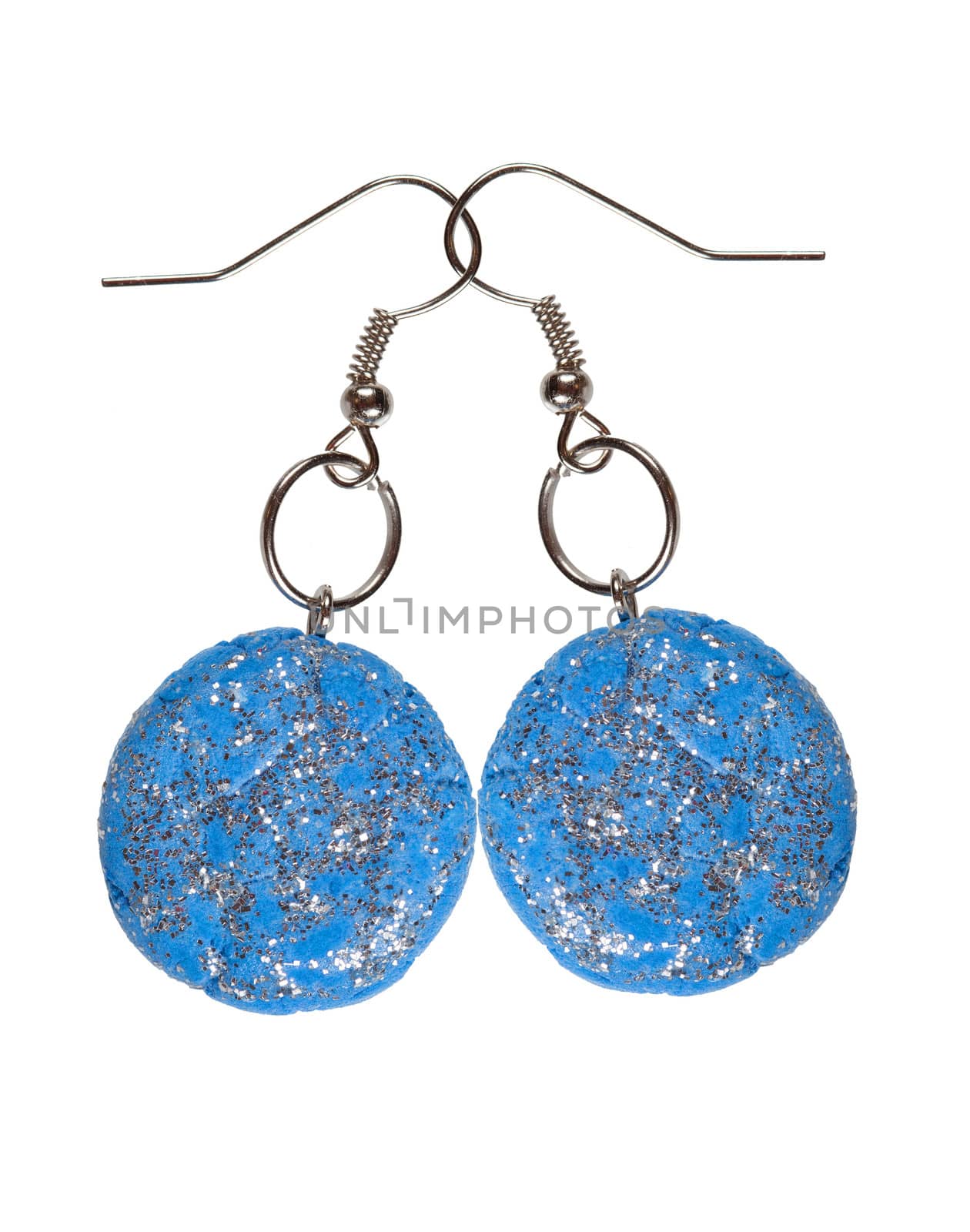 Earrings blue with sequins. galaxy by AleksandrN