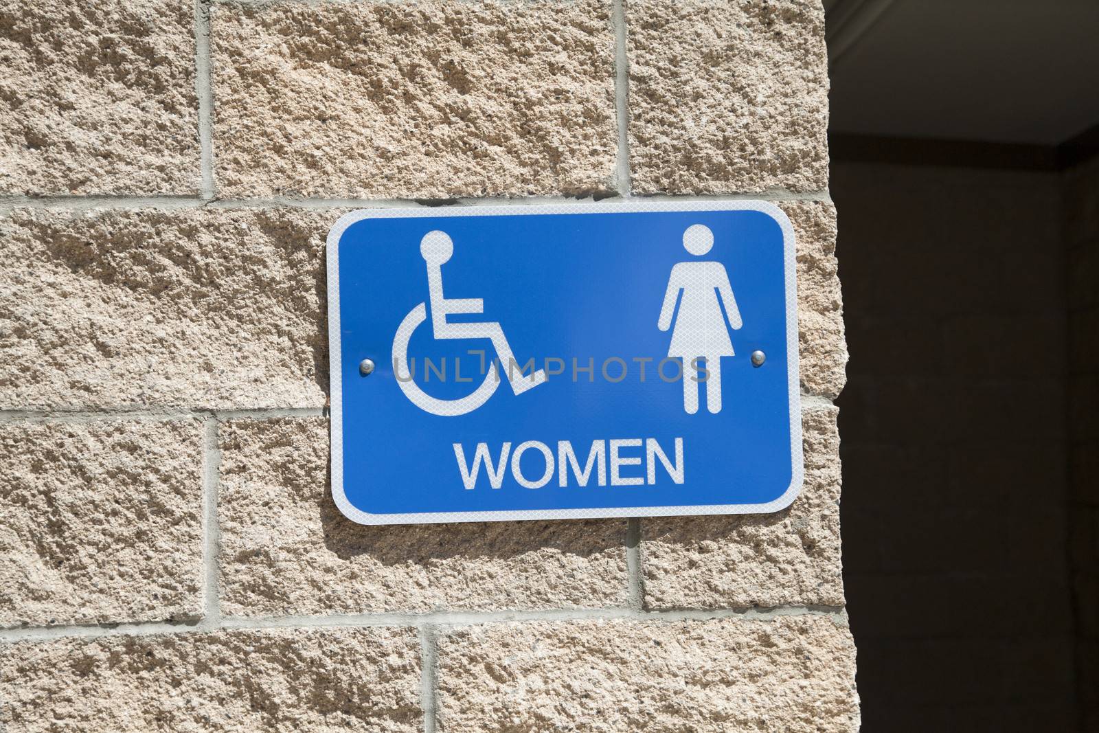 Sign for a Women's Restroom by tornado98