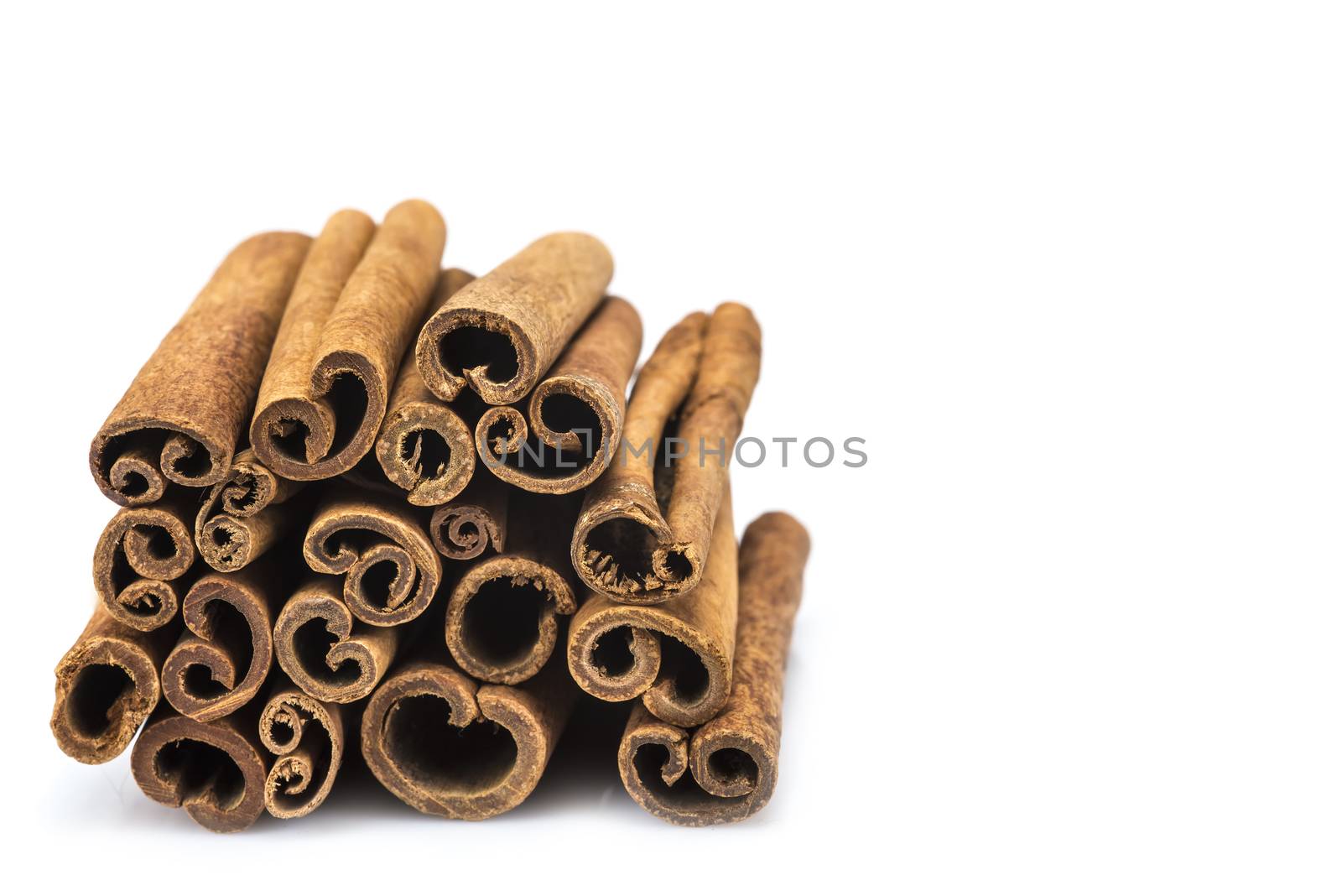Cinnamon on a white background by angelsimon