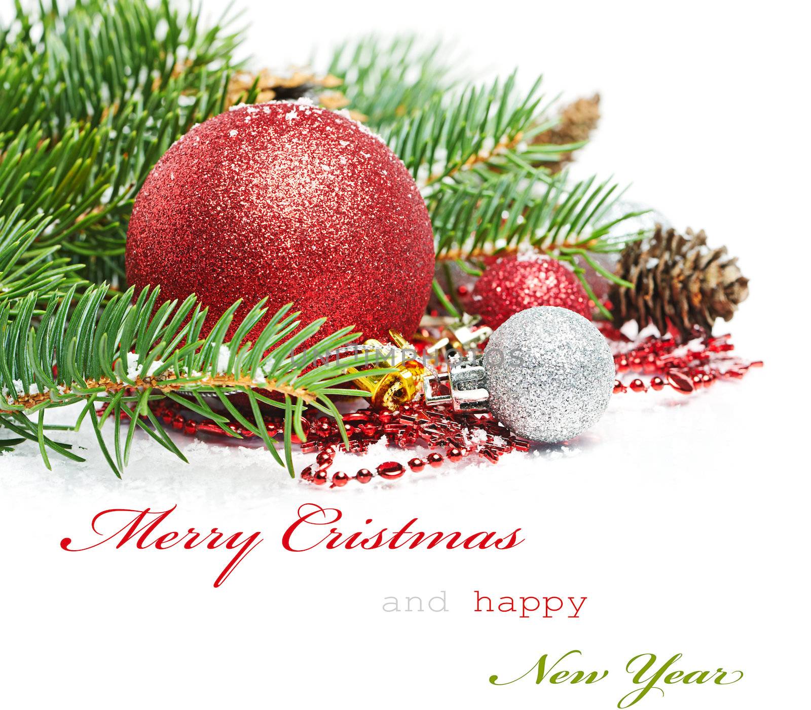 Christmas greetings card by Olinkau