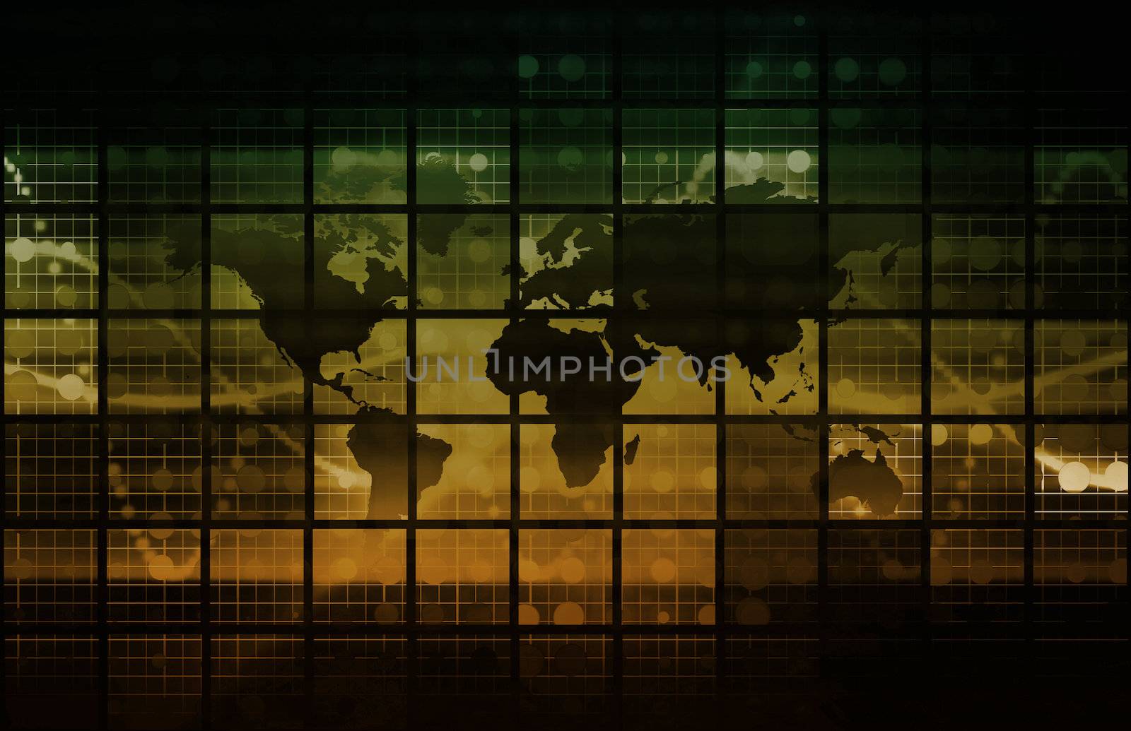 Futuristic Technology as a Concept Background Art