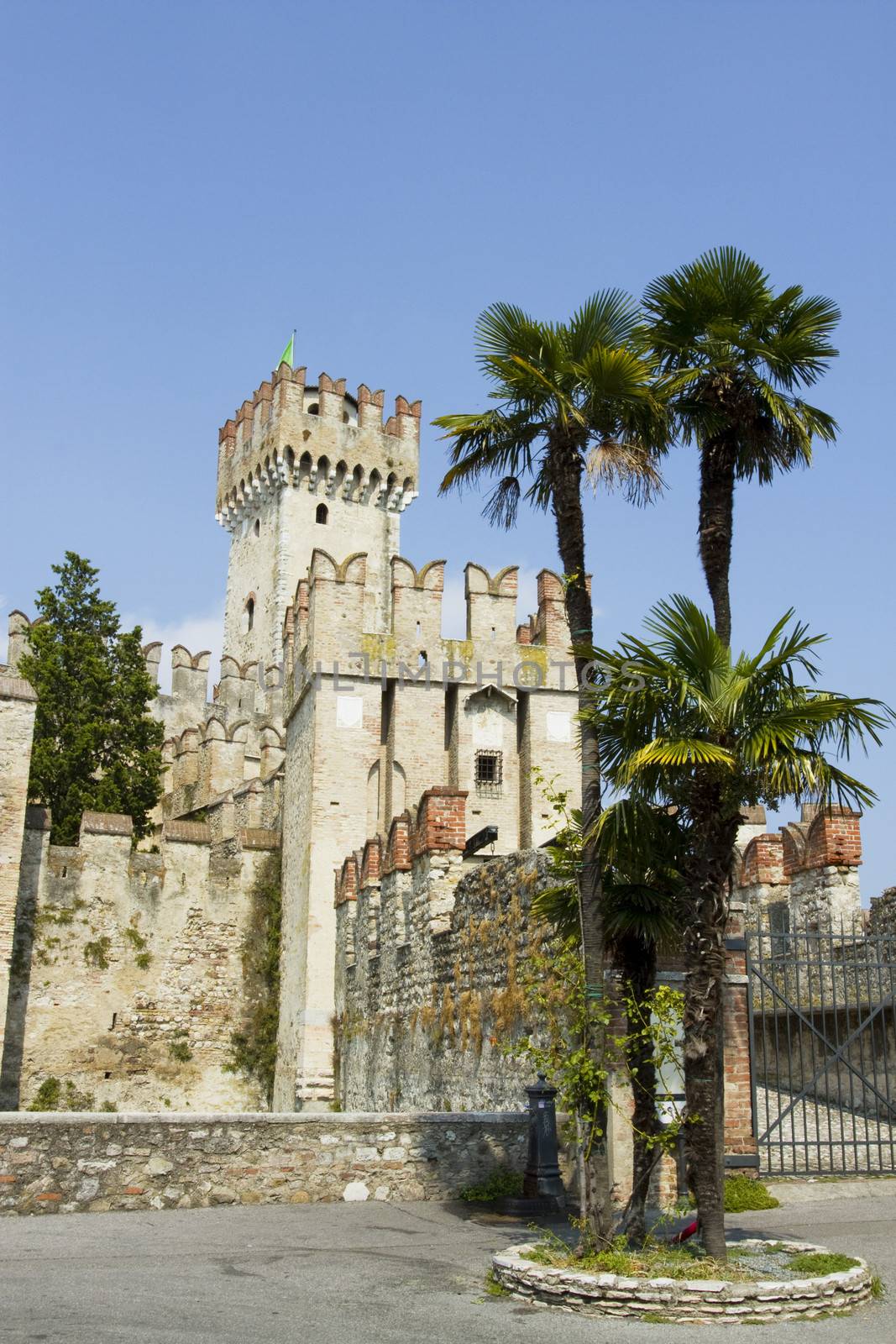 Sirmione castle, Garda lake, Brescia, Italy