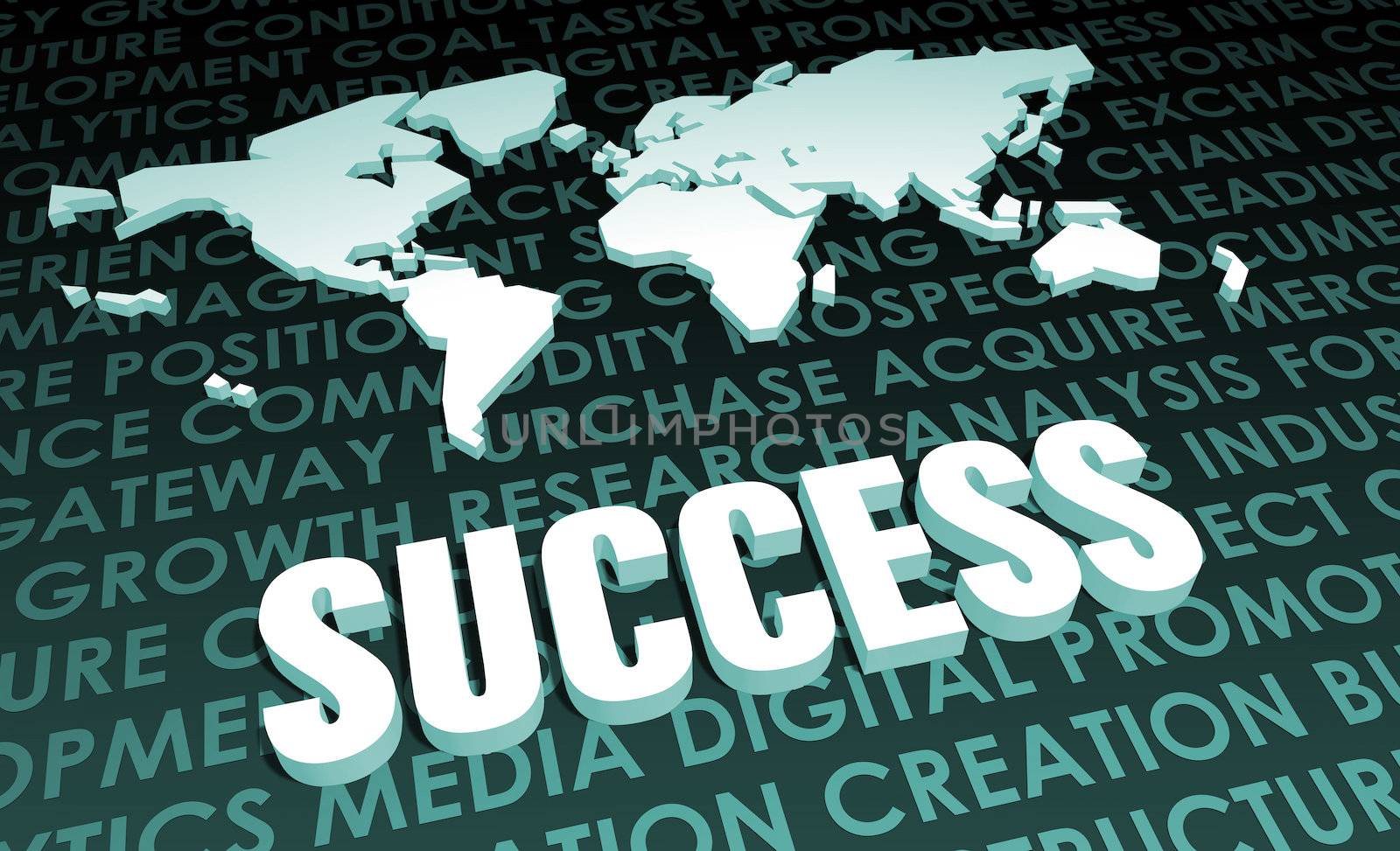 Success Industry Global Standard on 3D Map
