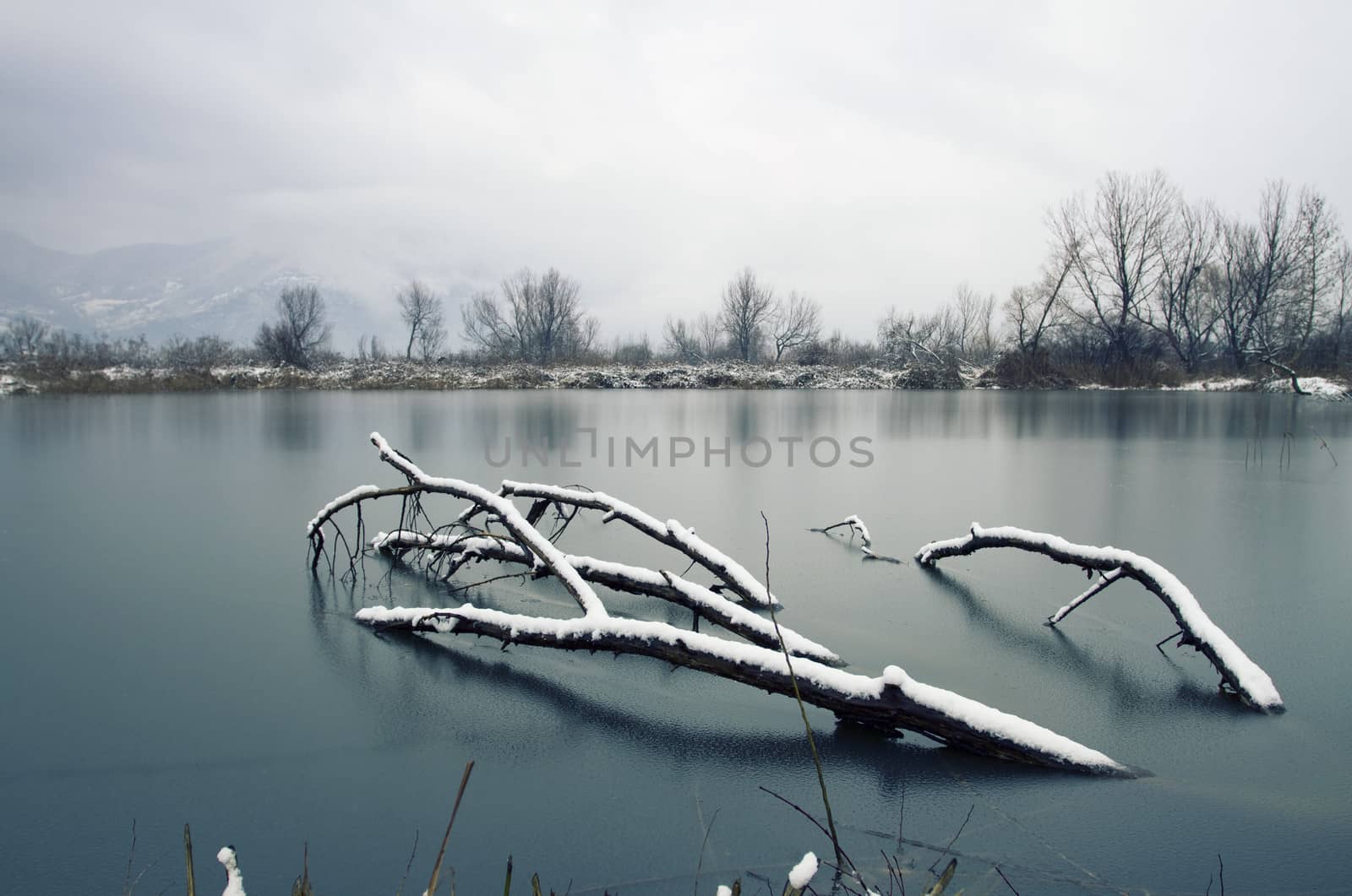 Frozen lake by adrenalina