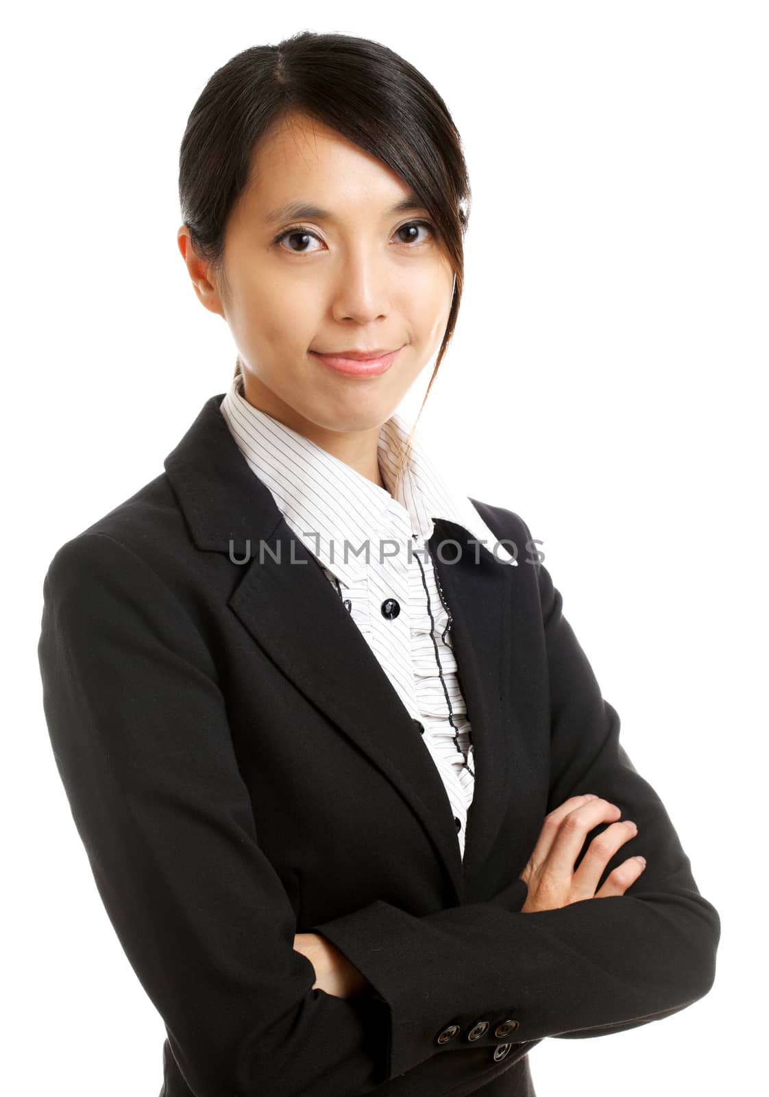 Asian business woman by leungchopan