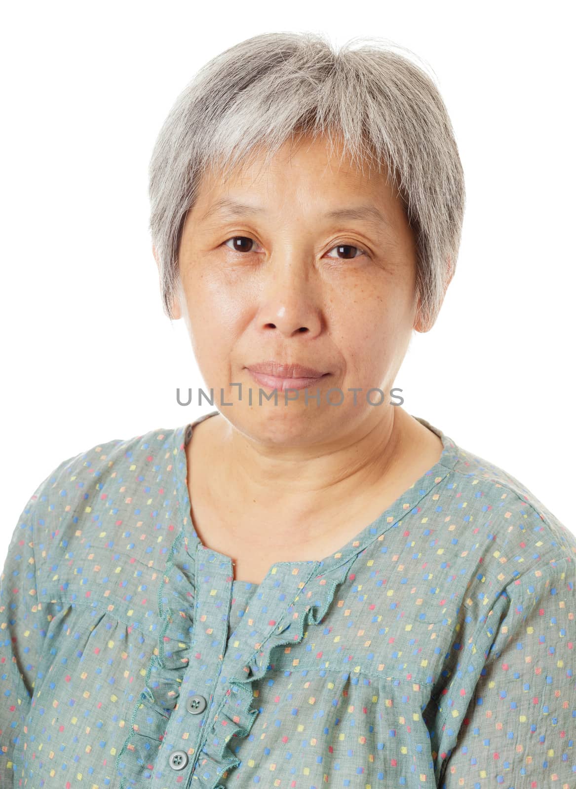 Asian old woman