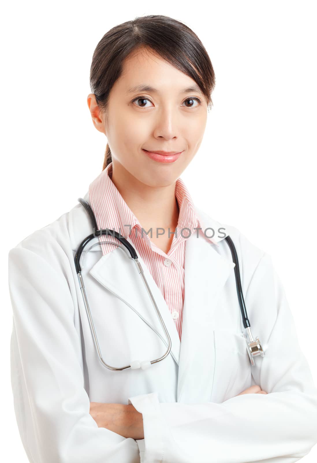 Asian female medical doctor by leungchopan