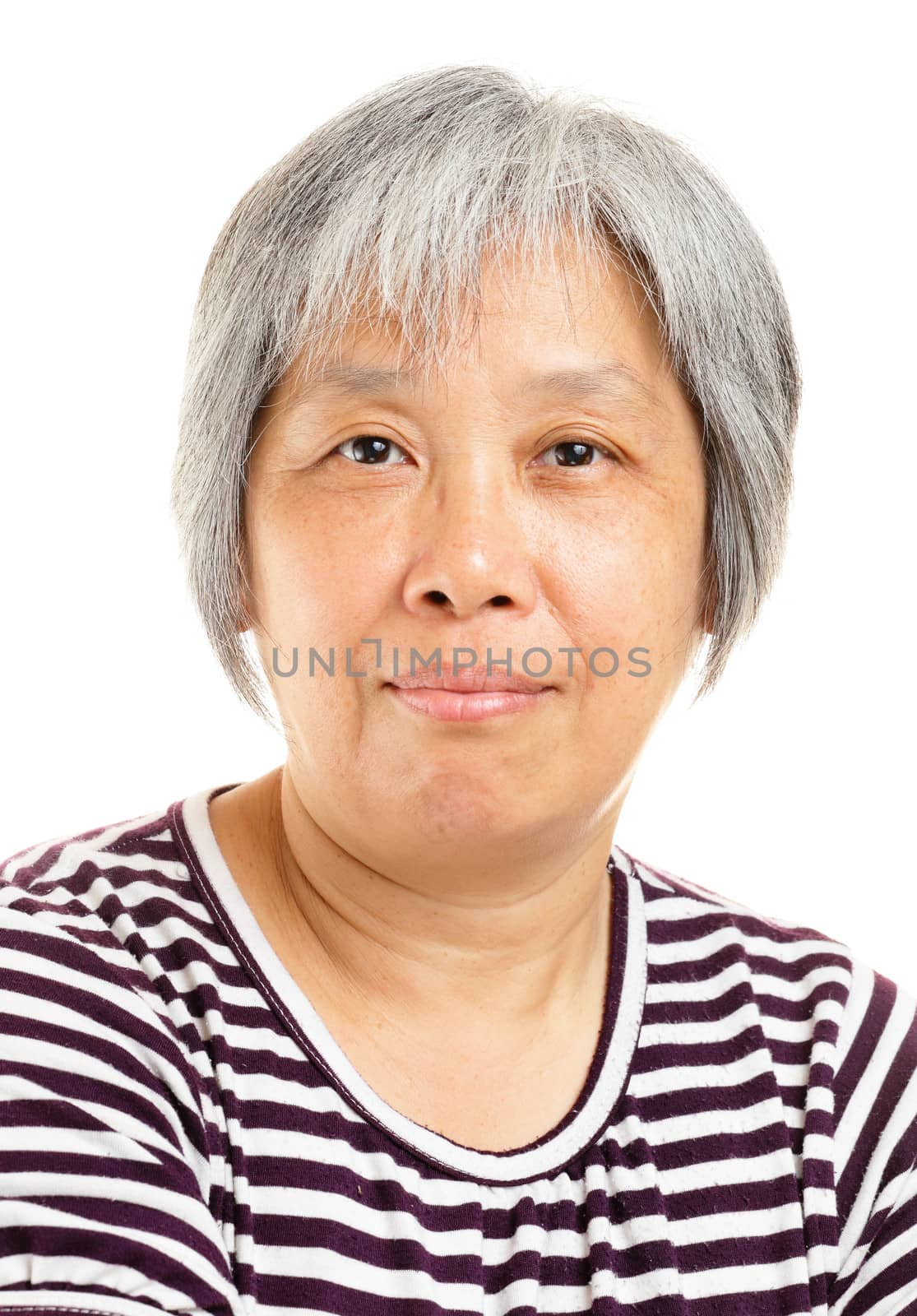 Asian old woman by leungchopan