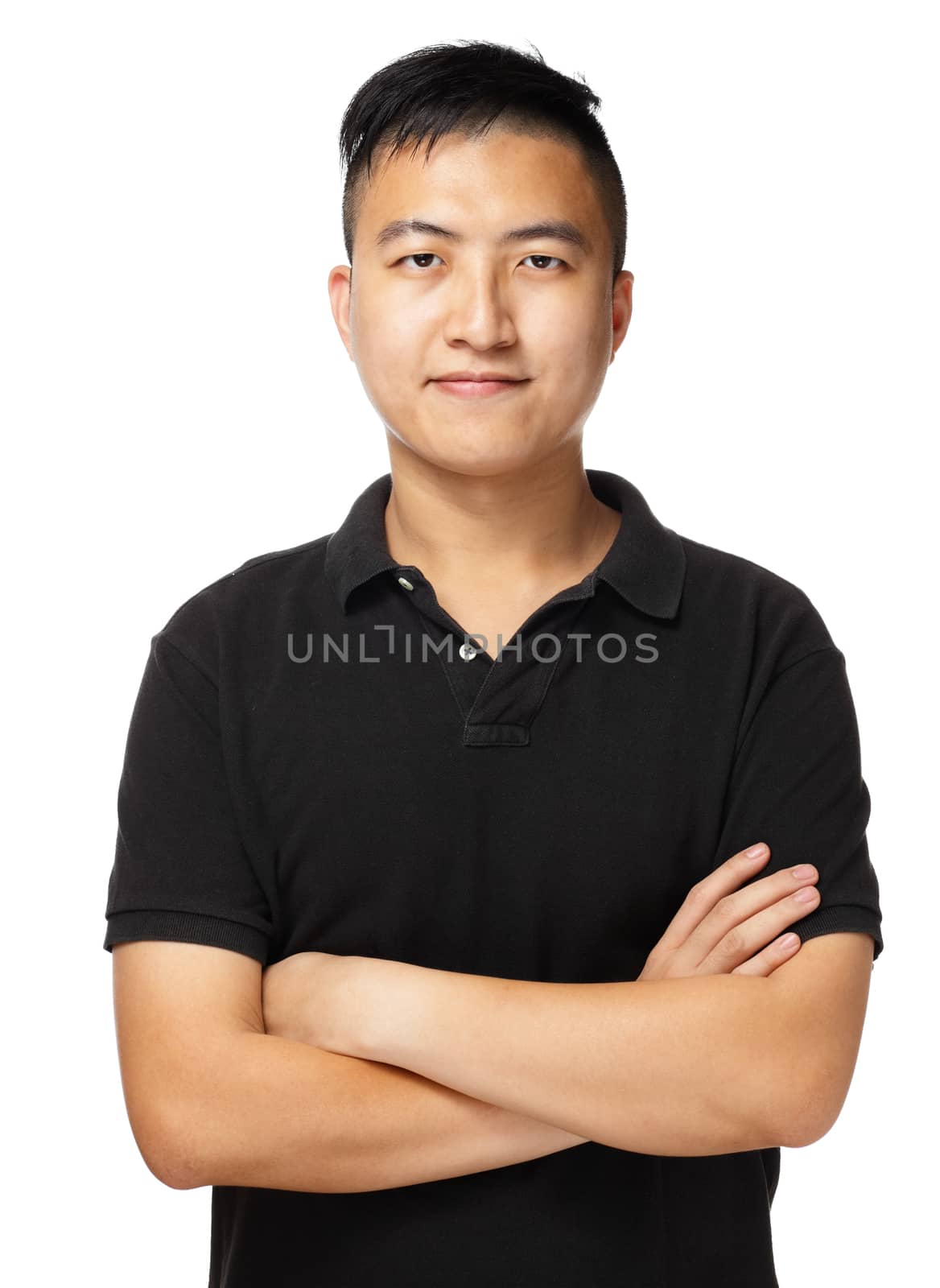 Asian man portrait by leungchopan