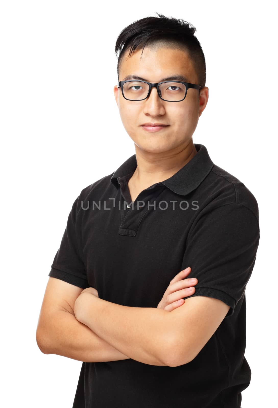 Asian man portrait by leungchopan