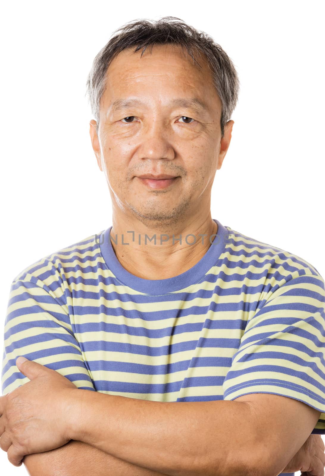Asian old man by leungchopan