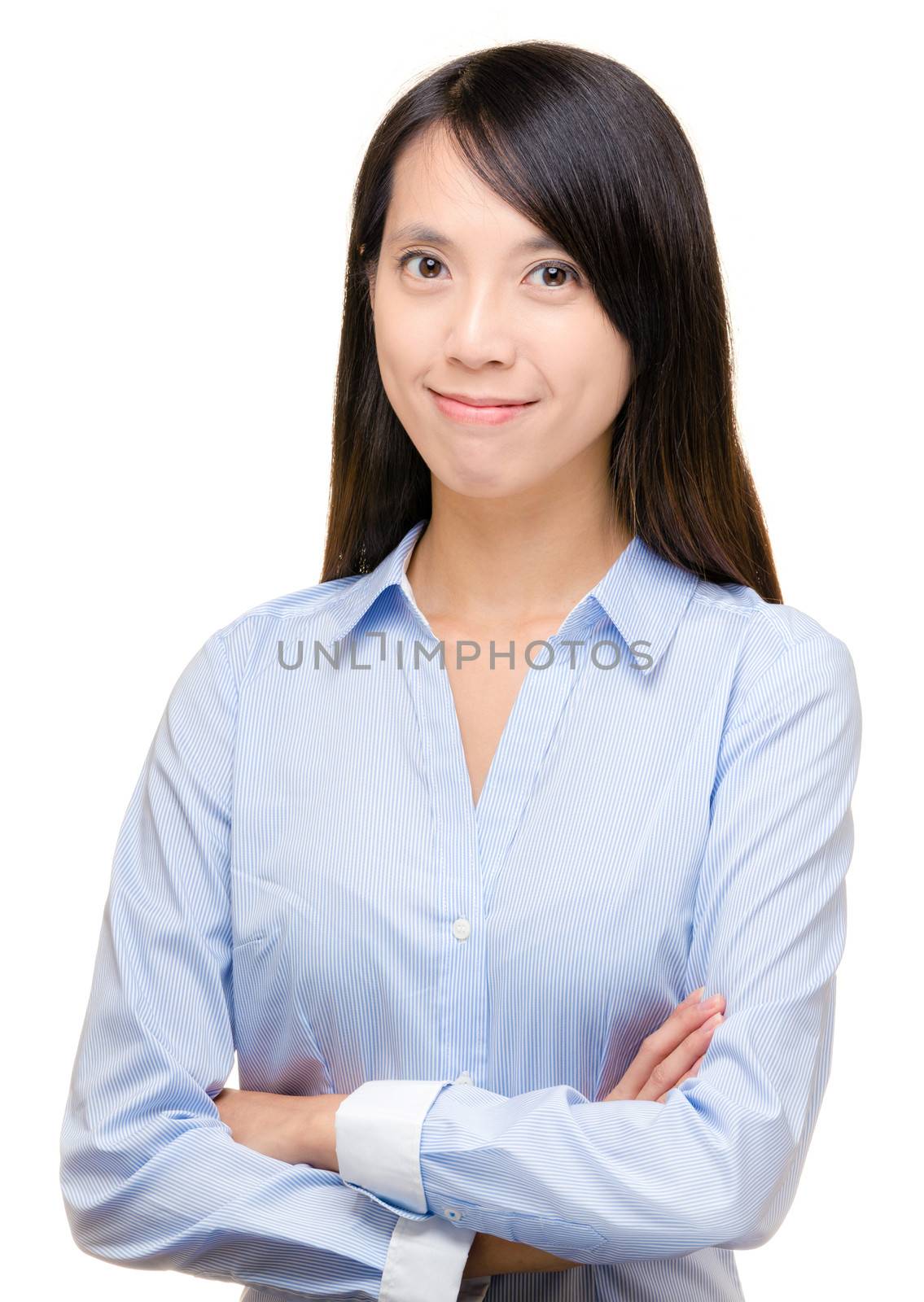 Asian business woman by leungchopan