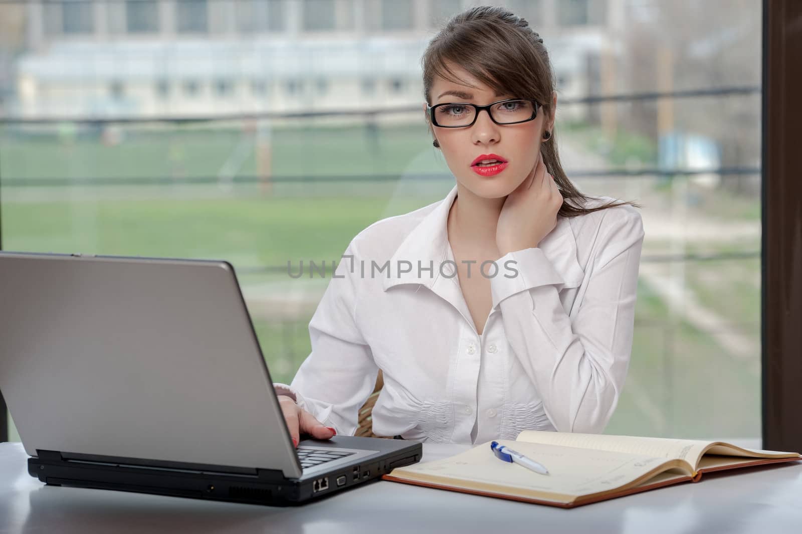 bussineswoman with laptop 