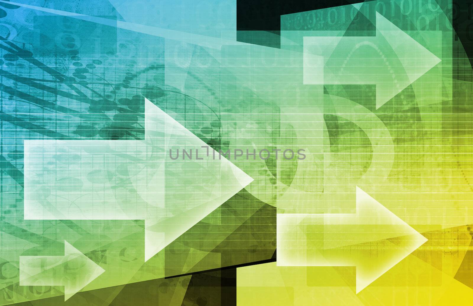 Data Stream of Internet Digital Information Moving