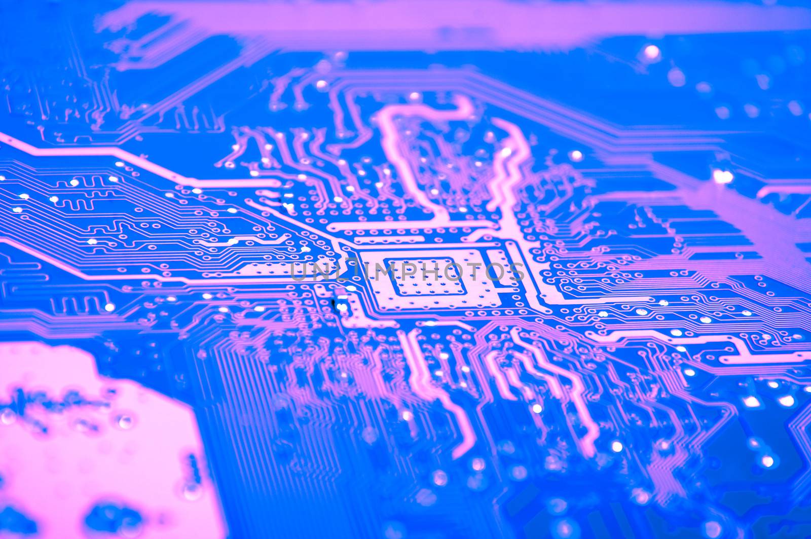 An image of macro shoots of motherboard