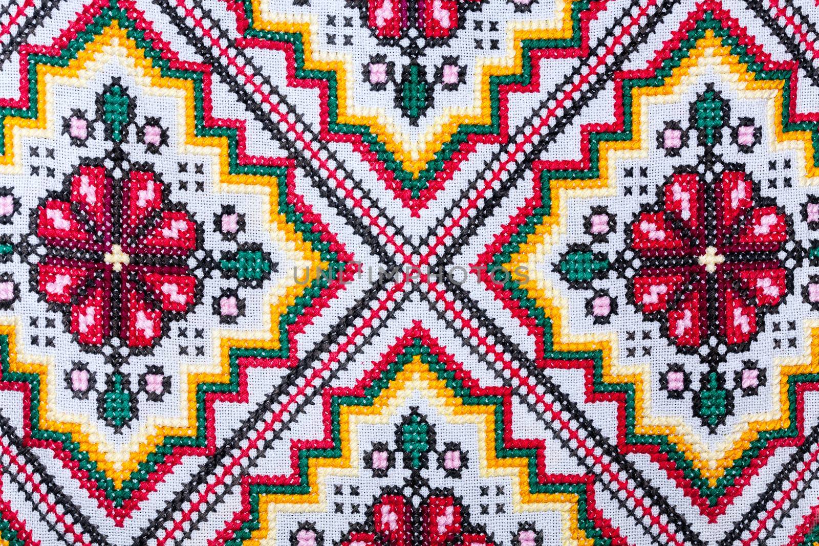 ukrainian folk seamless pattern ornament. Ethnic ornament