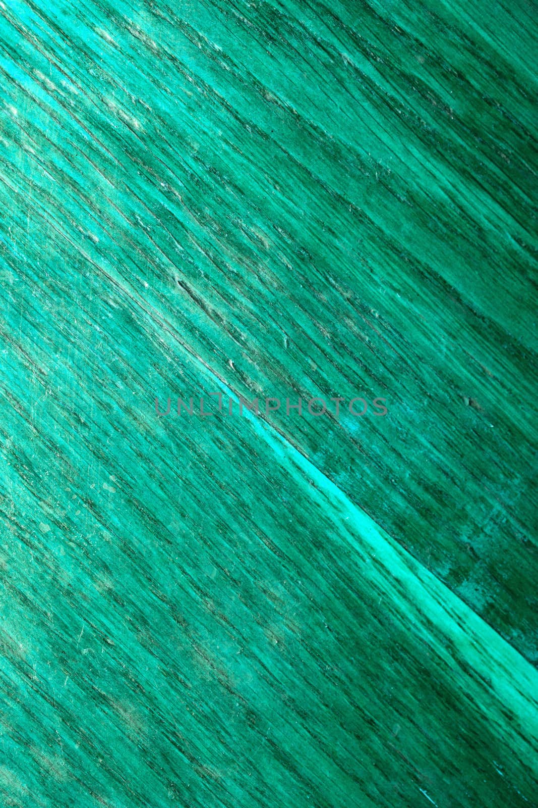 Background picture made of old green wooden board by sfinks