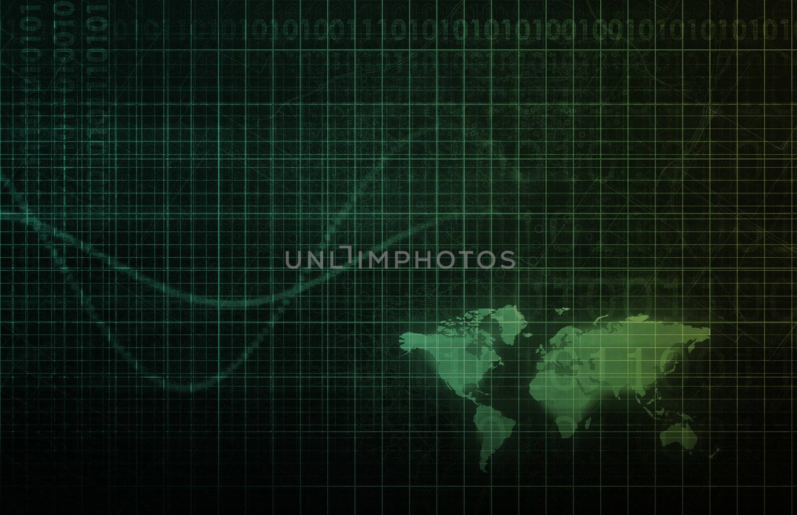 Digital Background Internet Concept as a Art