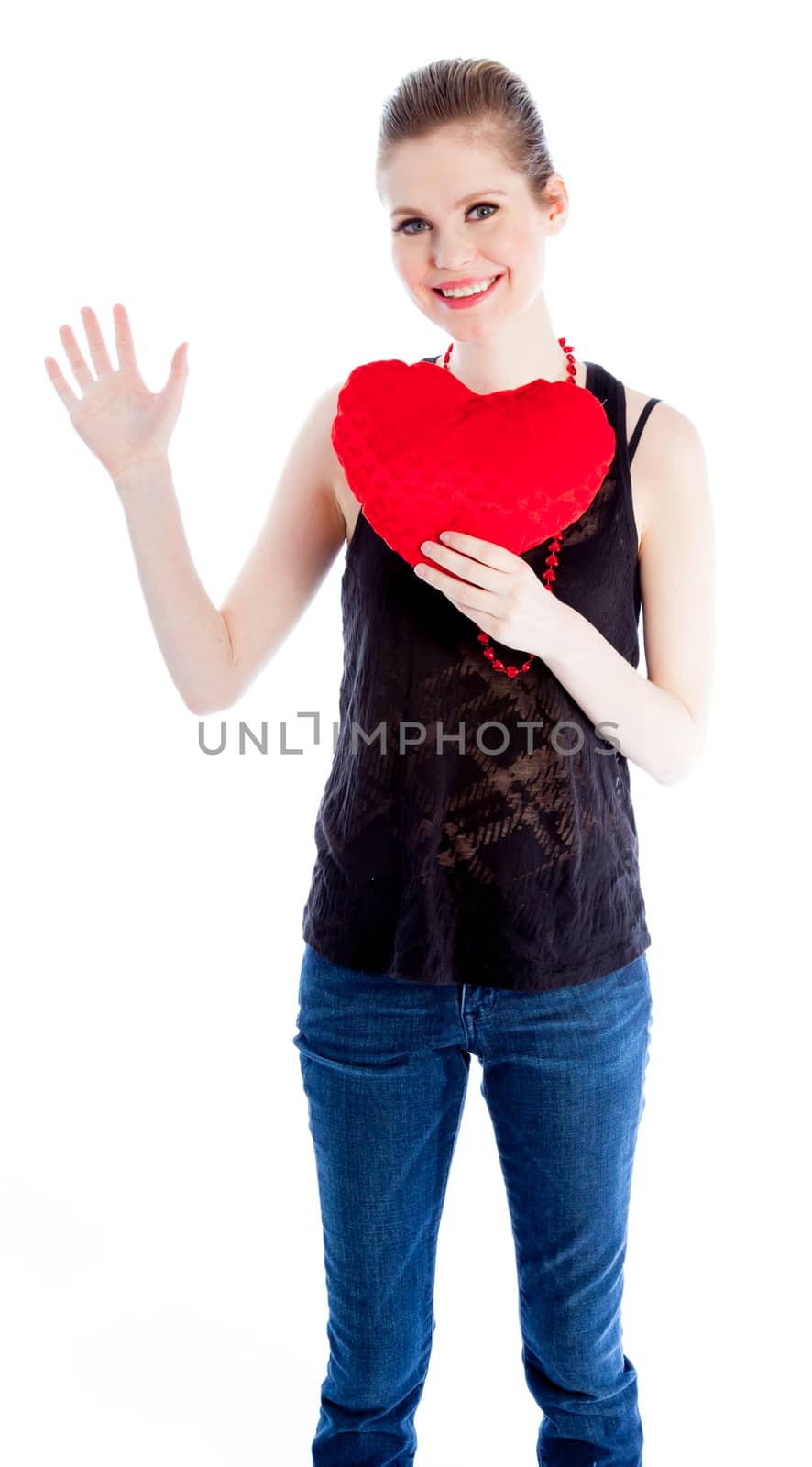 Attractive caucasian girl in her 30 shot in studio by shipfactory