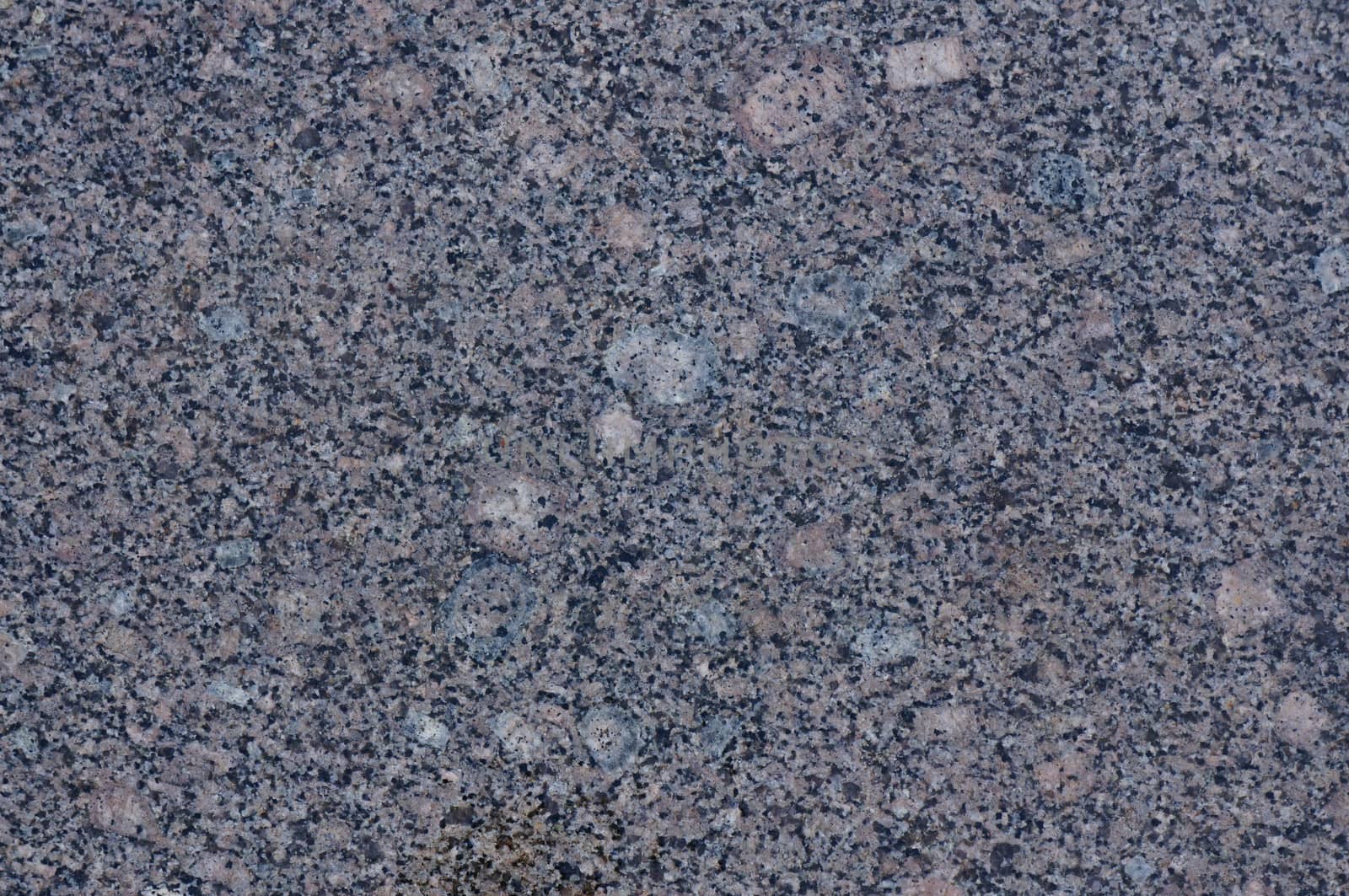 The surface of polished granite