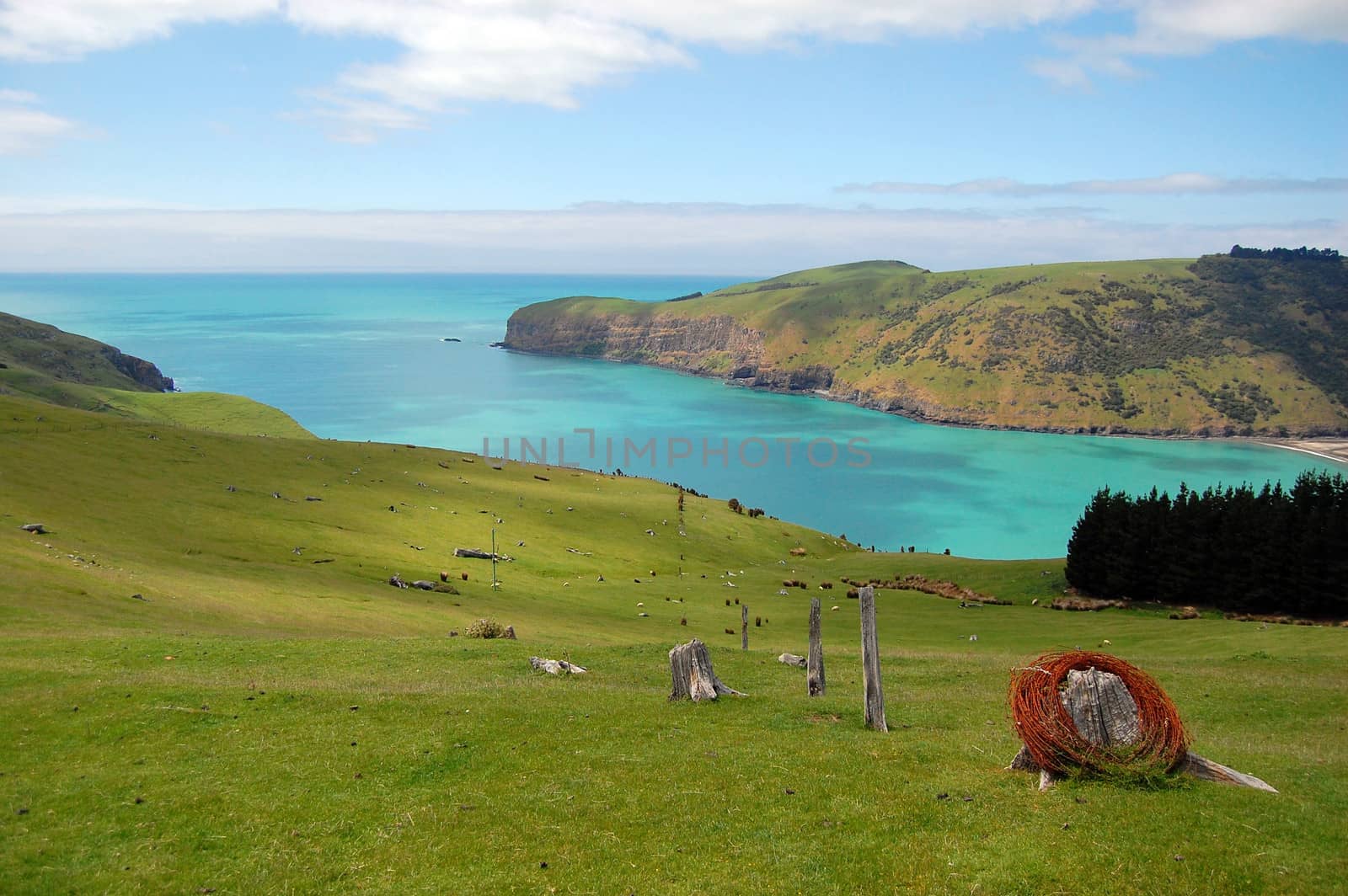 Ocean bay view, Le Bons Bay, New Zealand