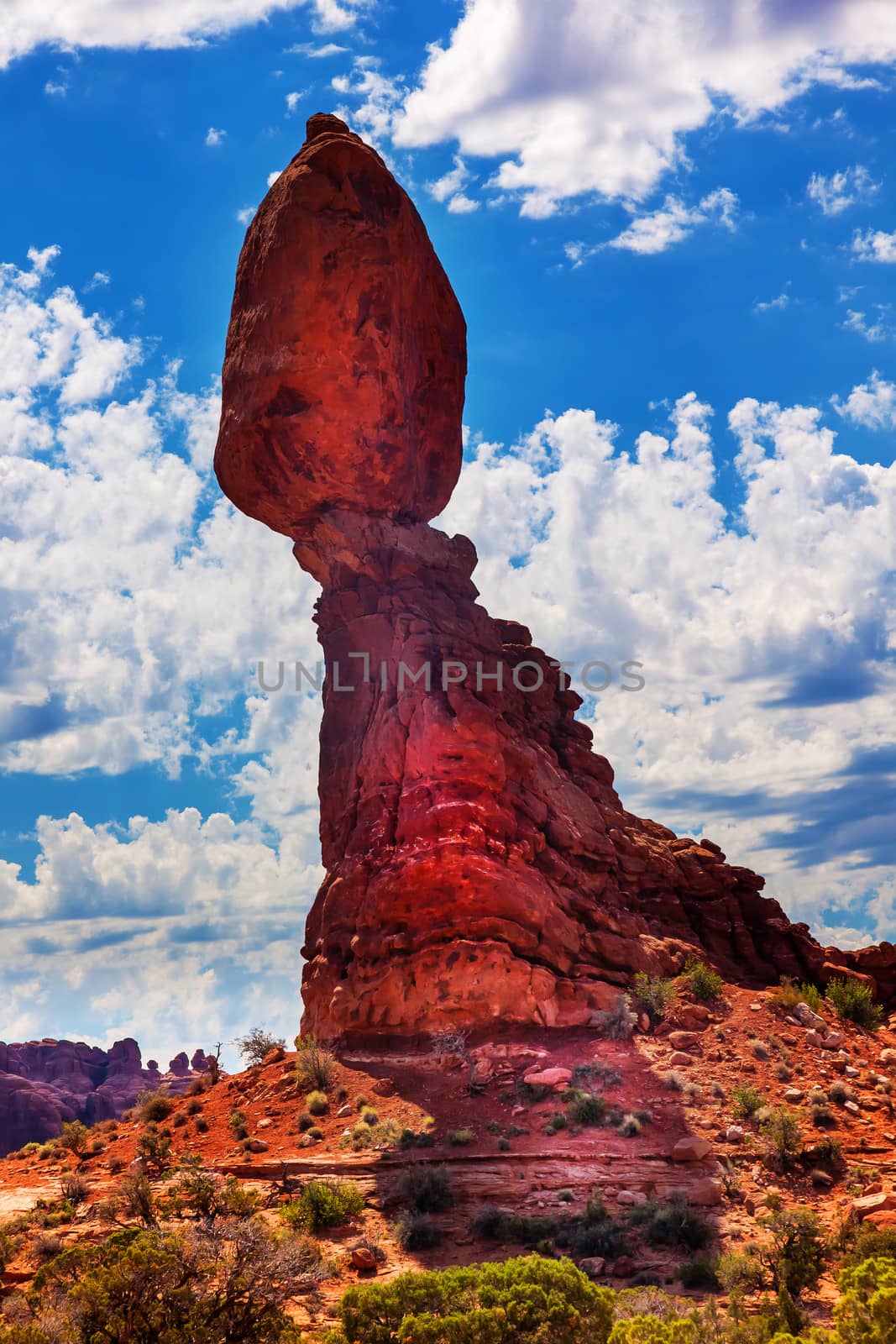 Balanced Rock Windows Section Arches National Park Moab Utah  by bill_perry