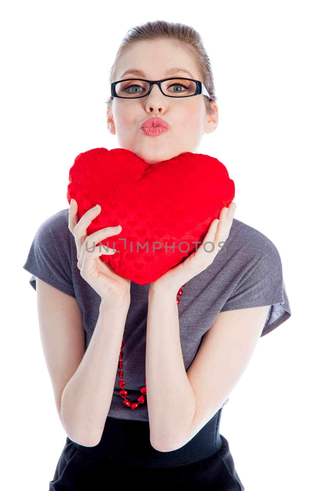 Attractive caucasian girl in her 30 shot in studio by shipfactory