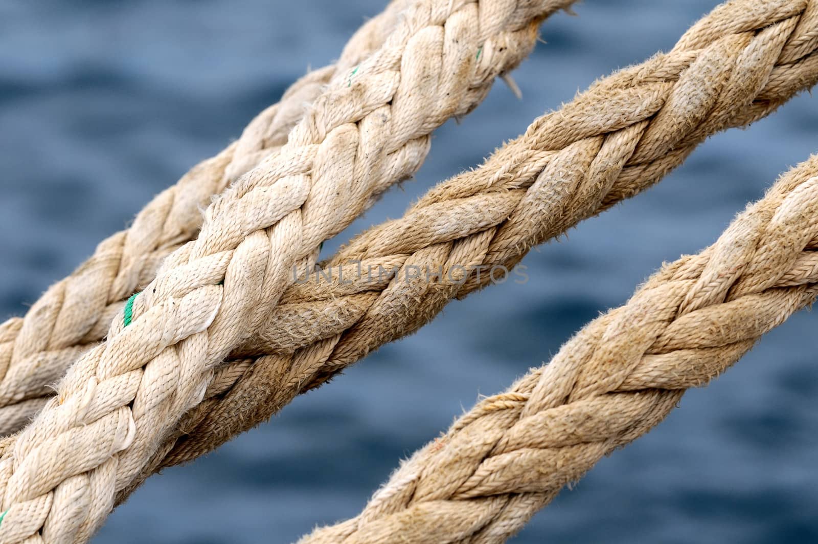 A Naval Rope on a Pier by underworld