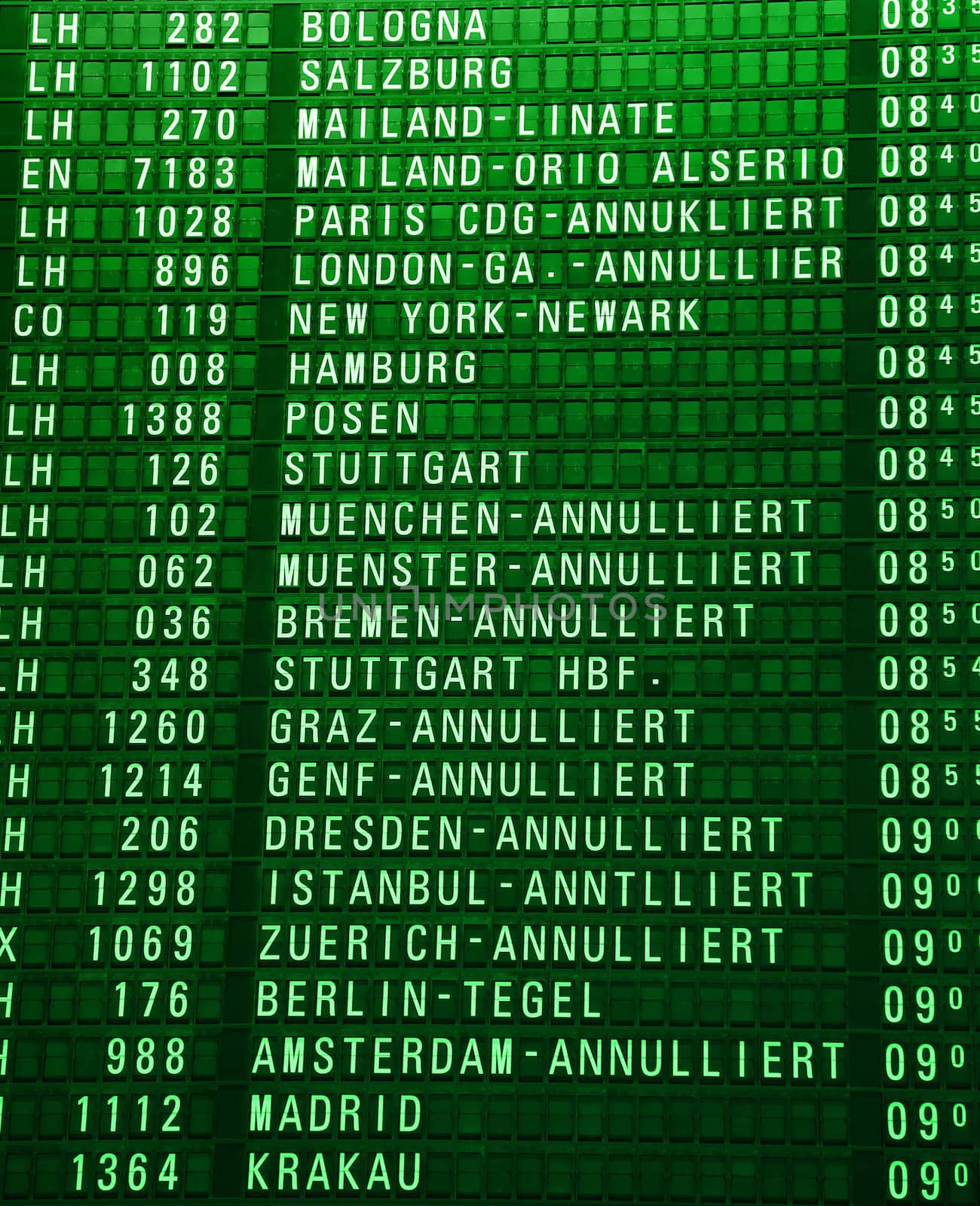 Airport timeboard by swisshippo