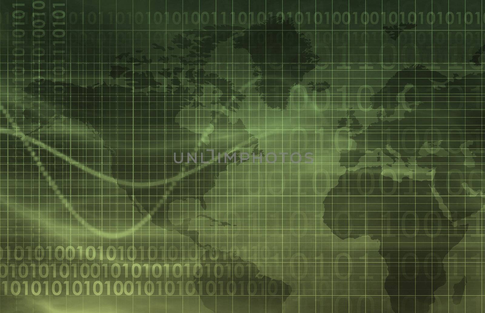 Technology Background Digital Energy as a Art