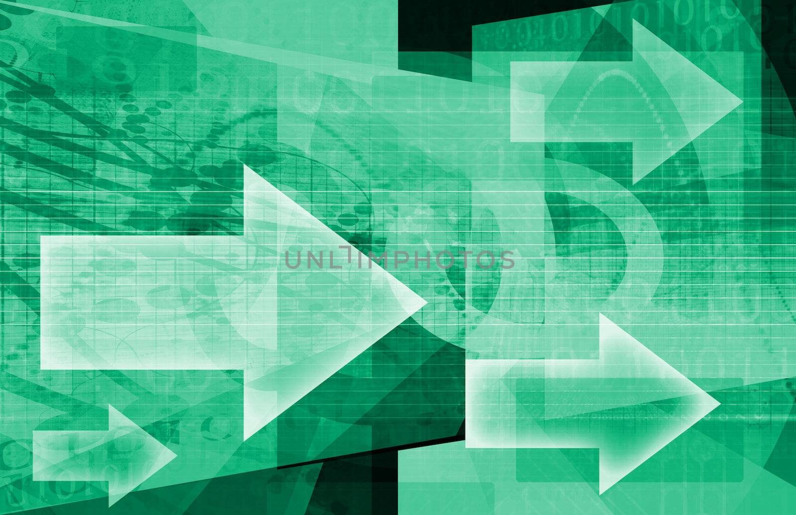 Data Stream of Internet Digital Information Moving