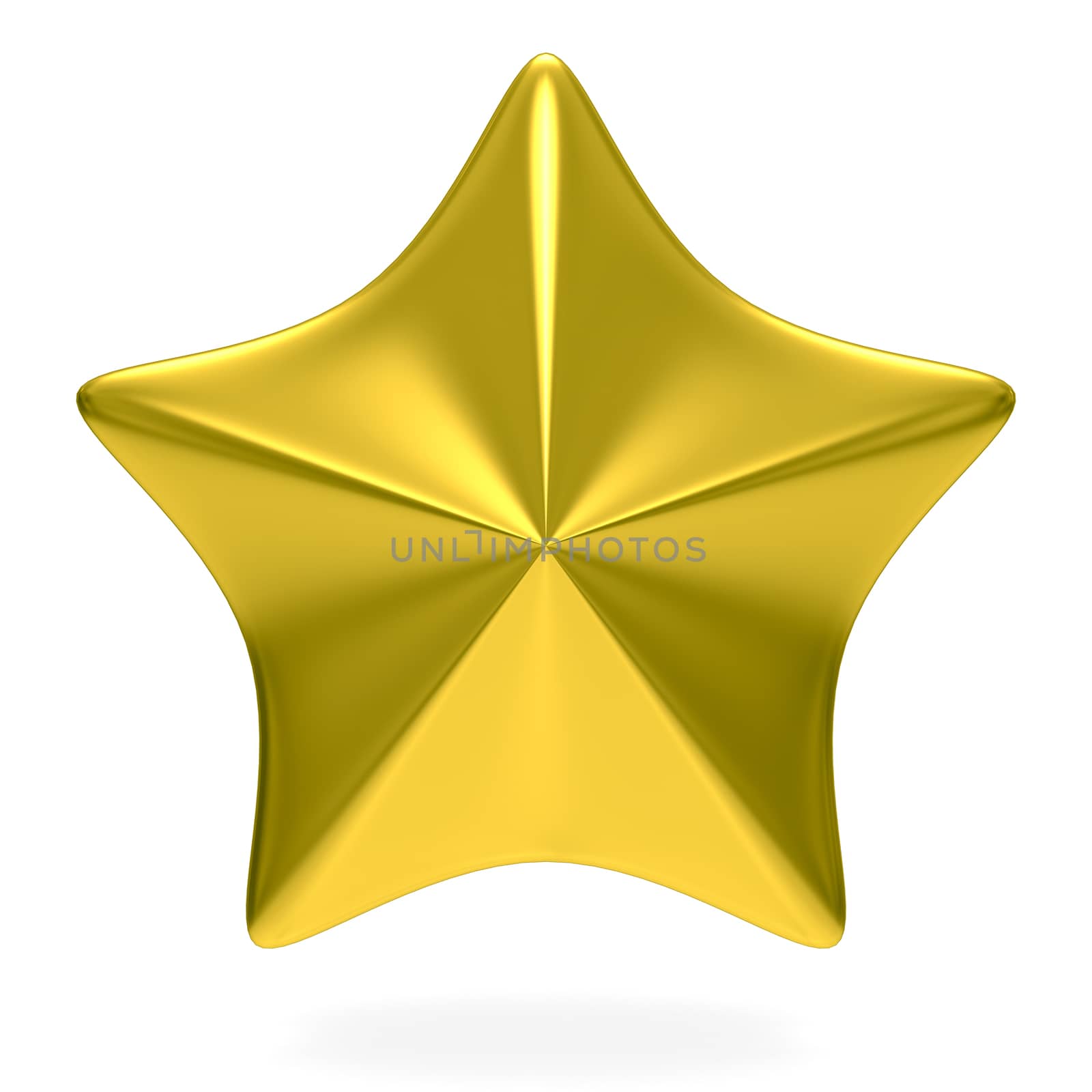 Christmas decoration on white background. Isolated 3D image