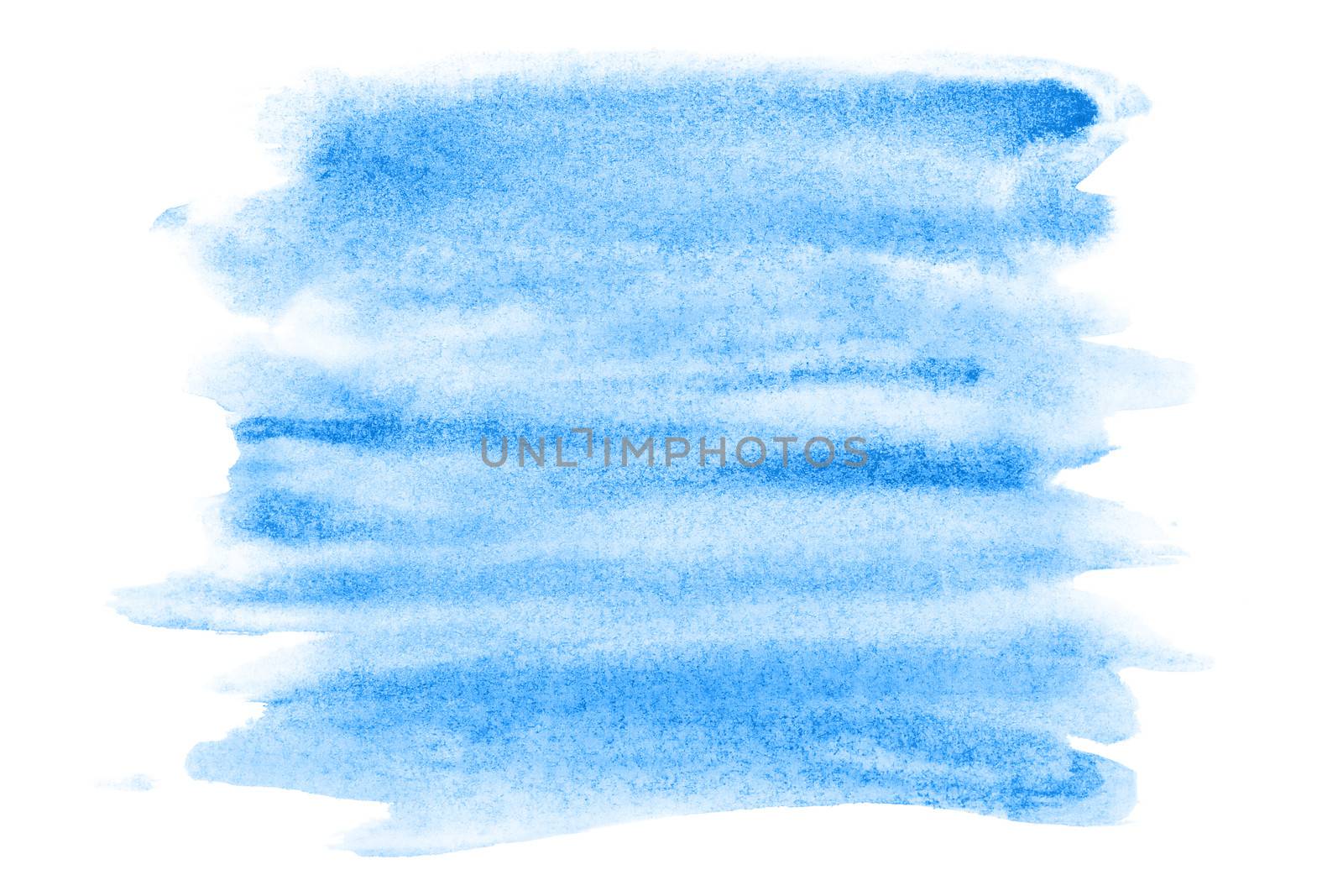 Abstract blue watercolor background. by anelina