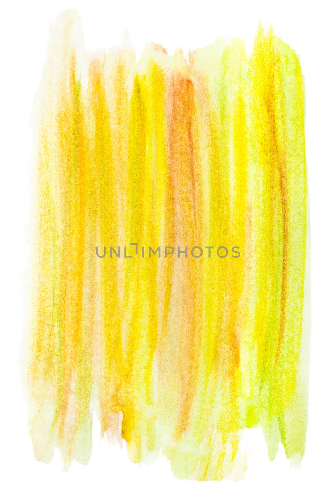 Abstract yellow watercolor background. by anelina
