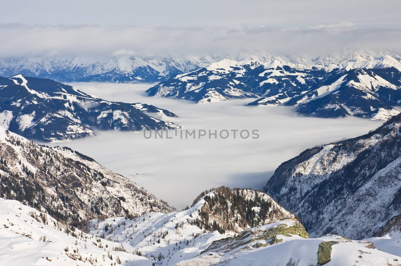 Ski resort of Kaprun, Kitzsteinhorn glacier. Austria by nikolpetr