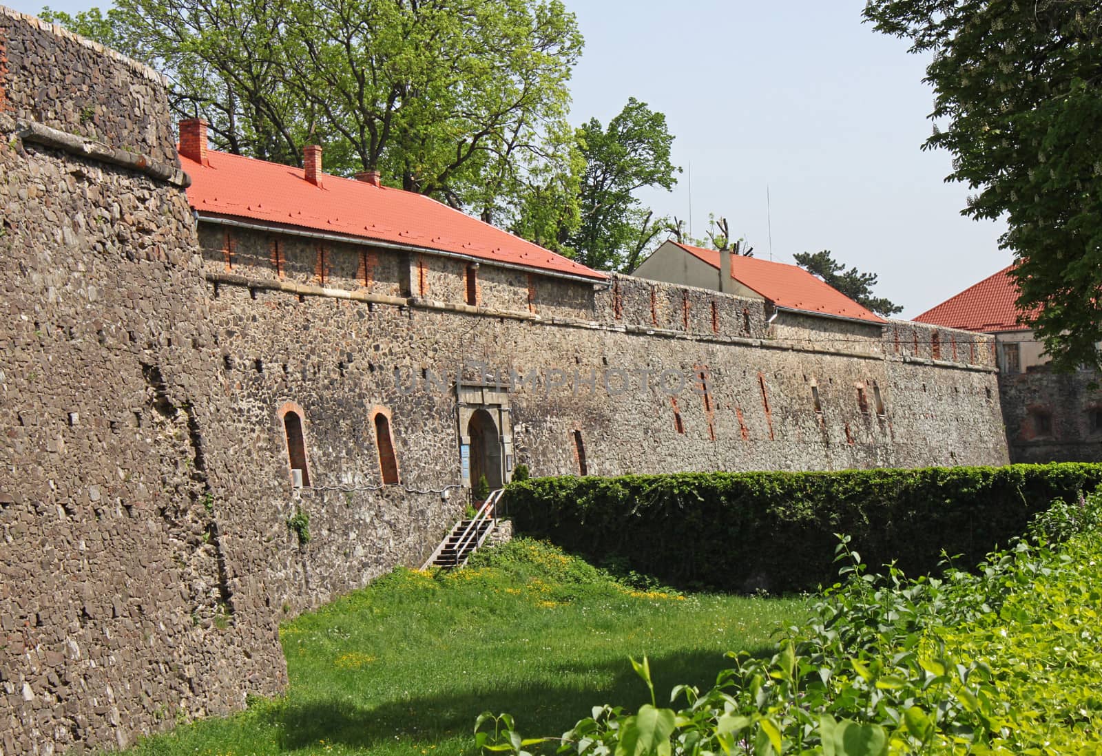 castle in Uzhhorod by romantiche