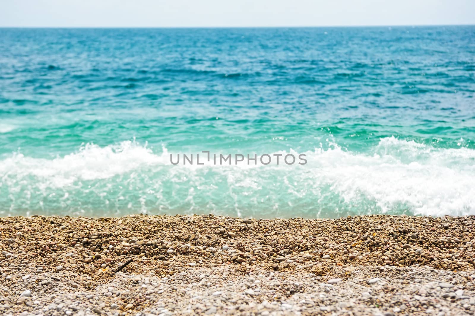 Pebbles on the shore of the Black Sea