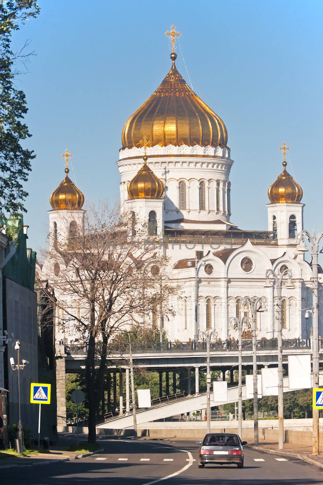 The view from the promenade at Sofia Cathedral of Christ the Savior. Moscow