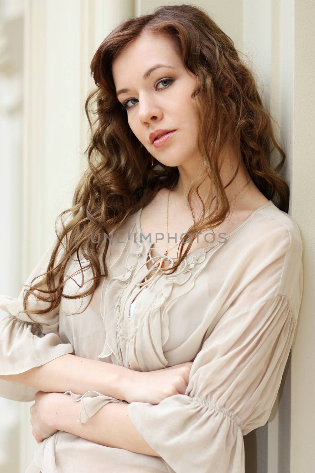 Portrait of beautiful woman
