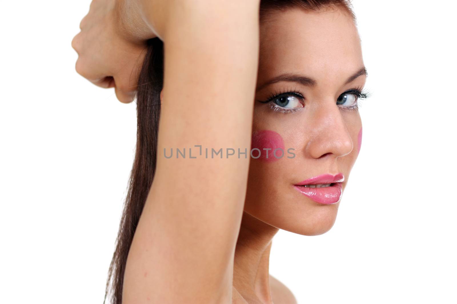 Beautiful young woman. Outdoor portrait