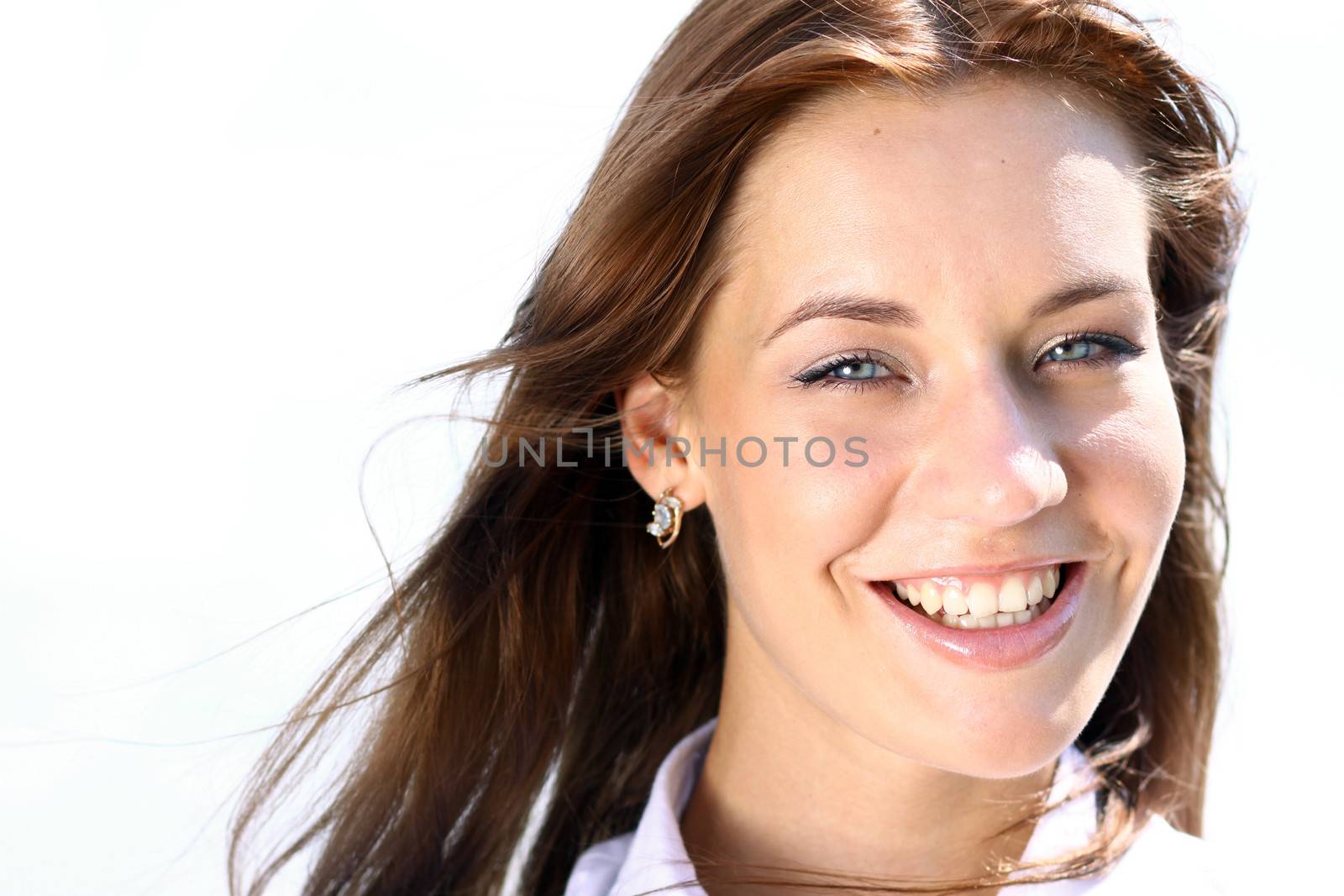 Beautiful young woman. Outdoor portrait
