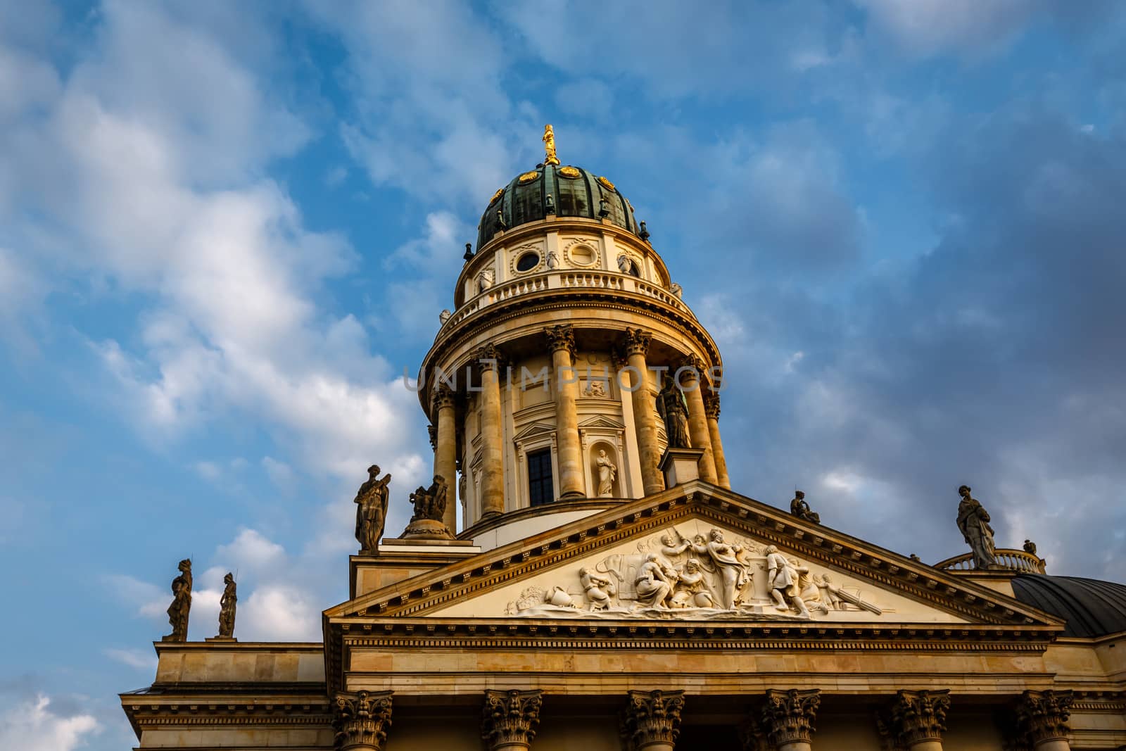 German Cathedral on Gendarmenmarkt Square in Berlin, Germany