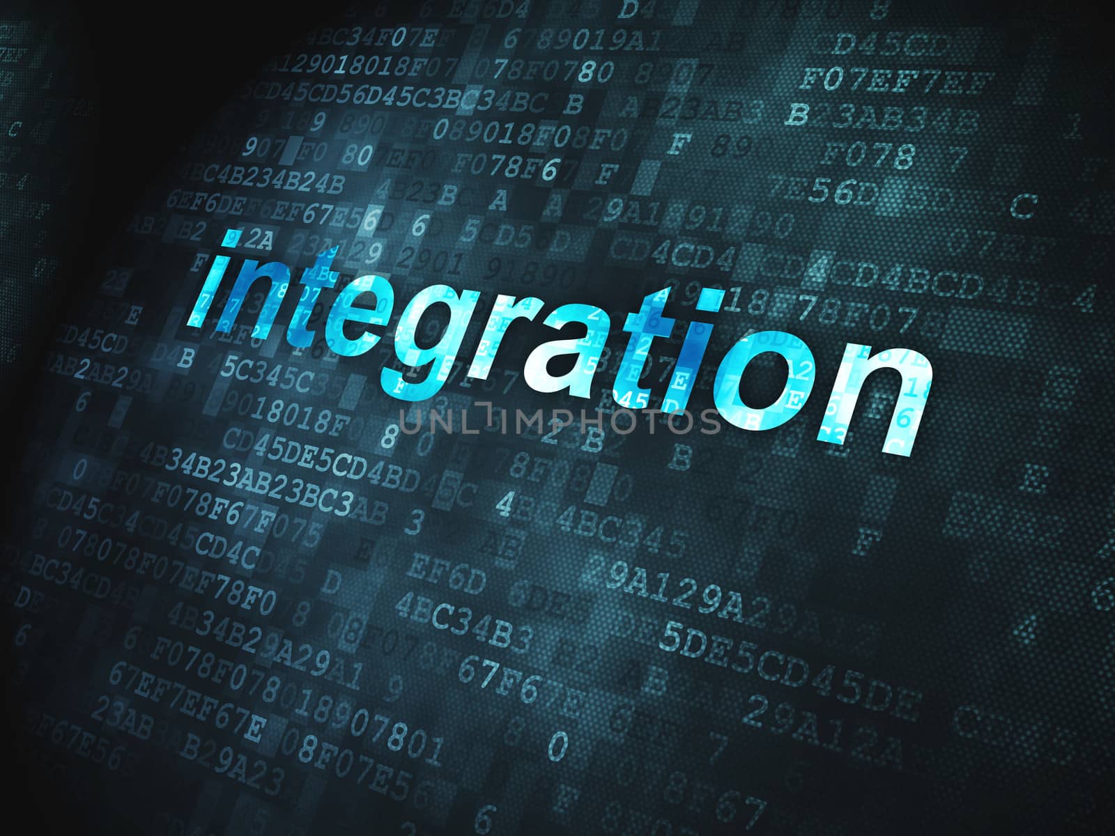 Finance concept: Integration on digital background by maxkabakov