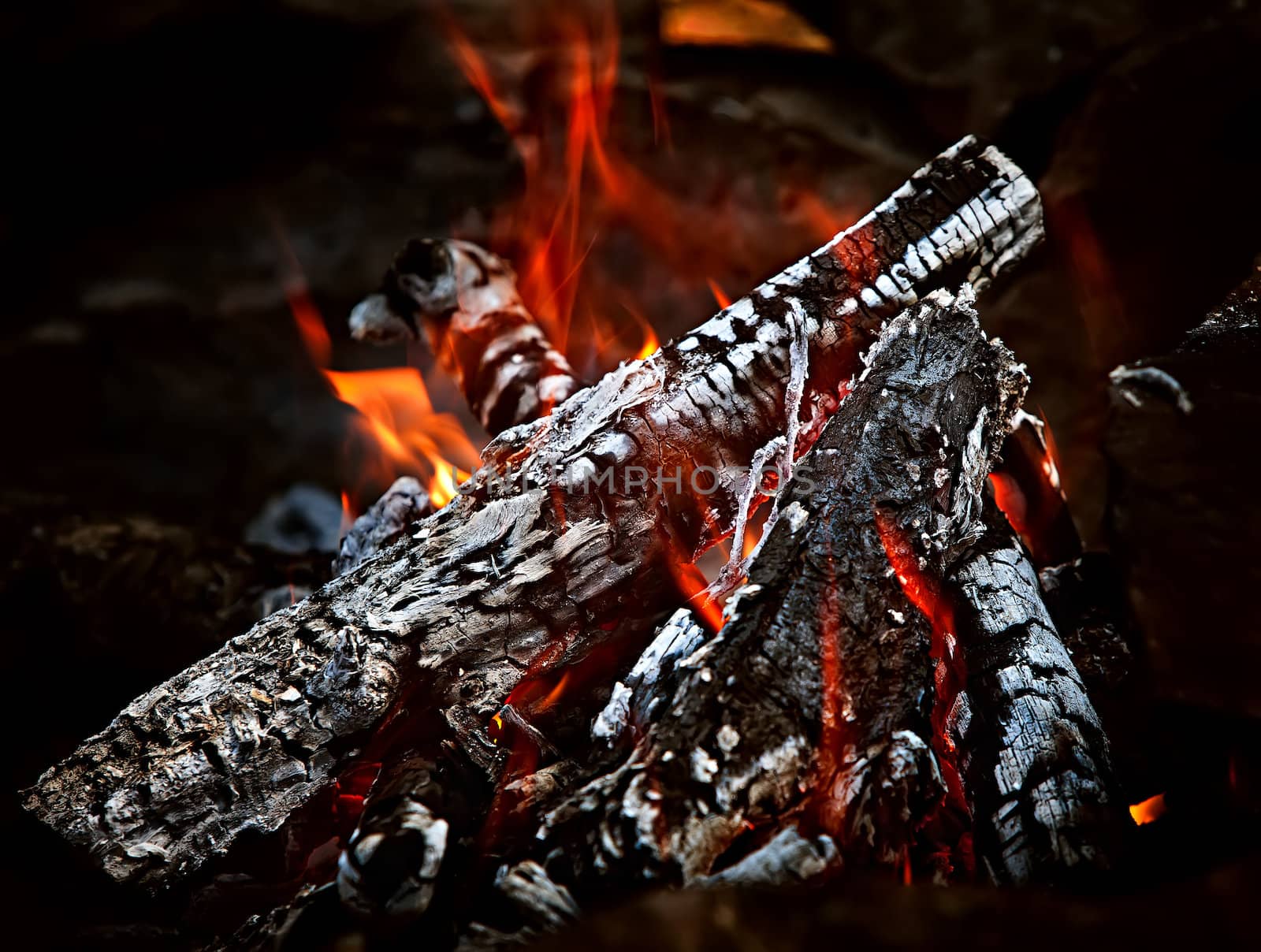Bonfire. Hot Coals by palinchak