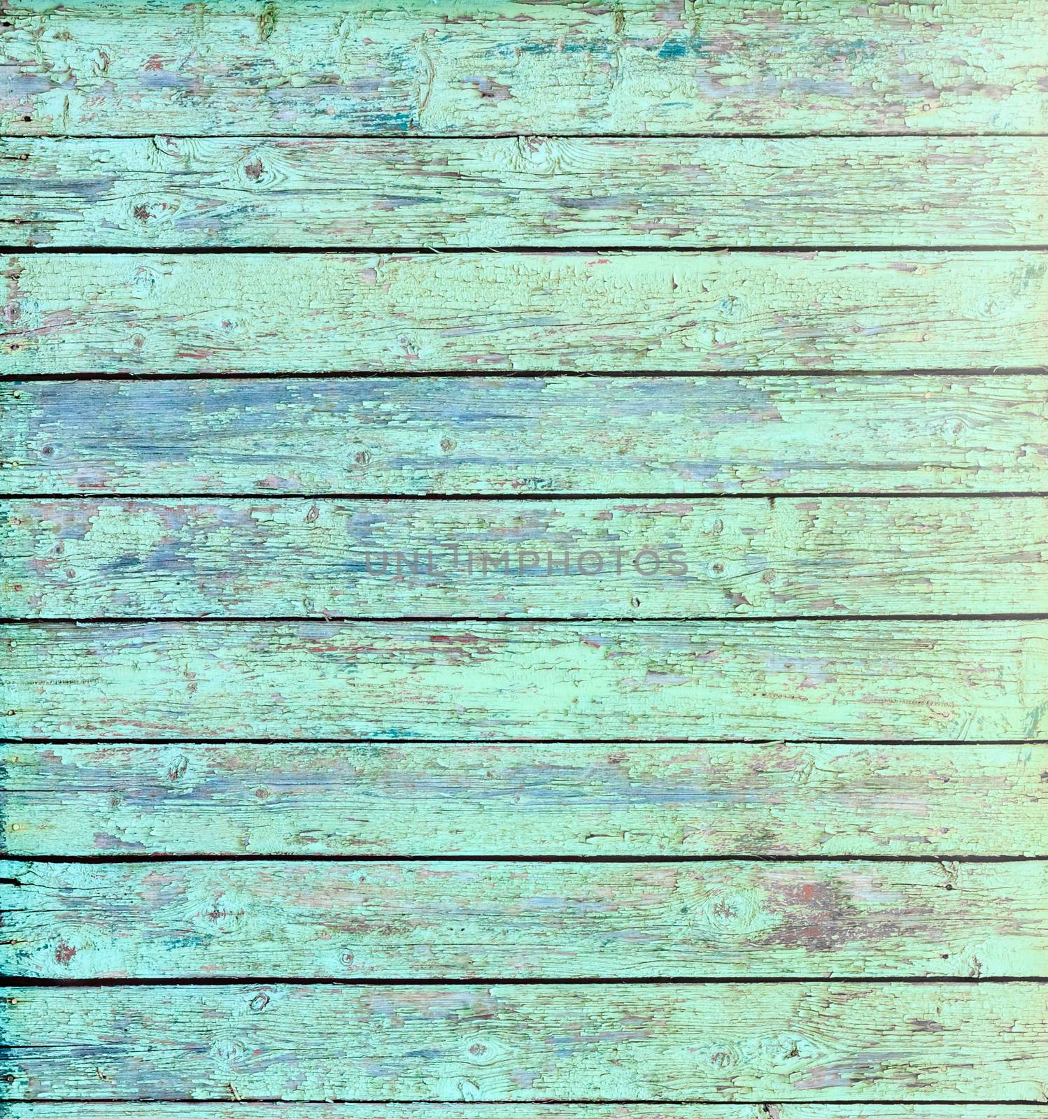 Aquamarine Wooden Wall Texture Background