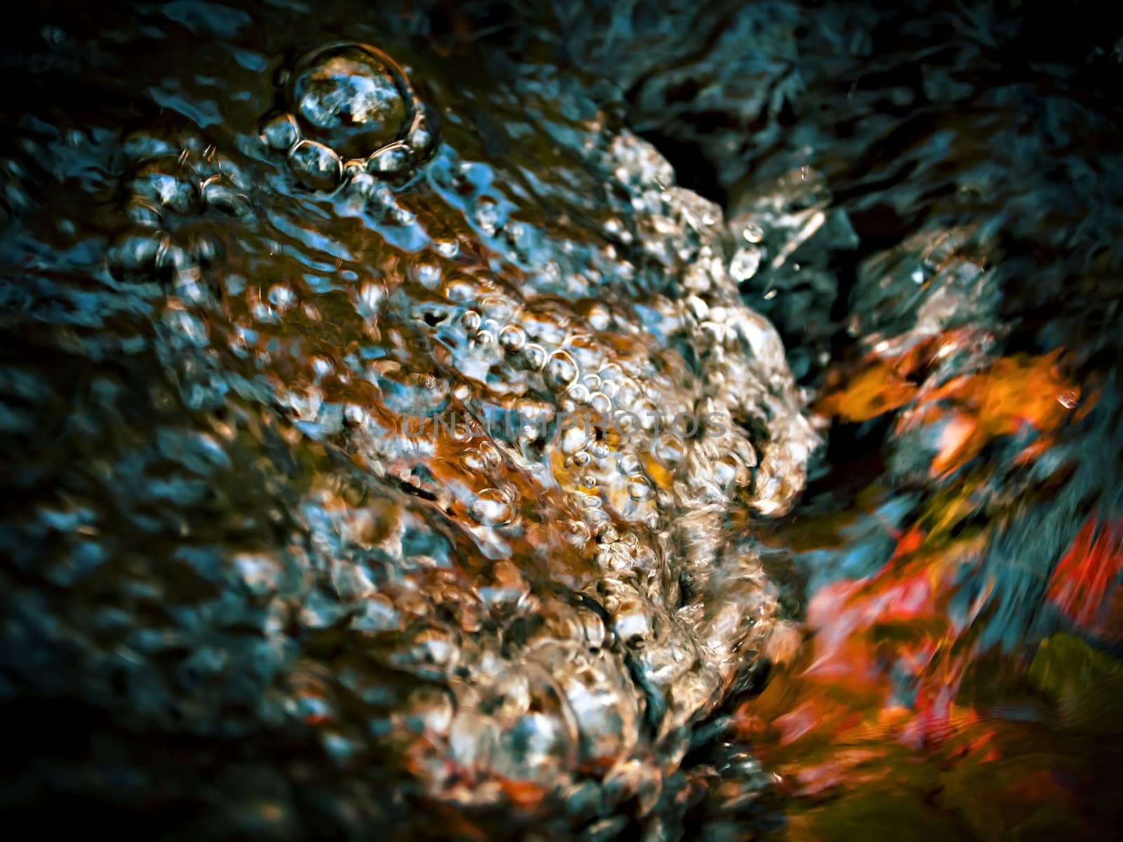 Abstract image of fresh water surface at close range