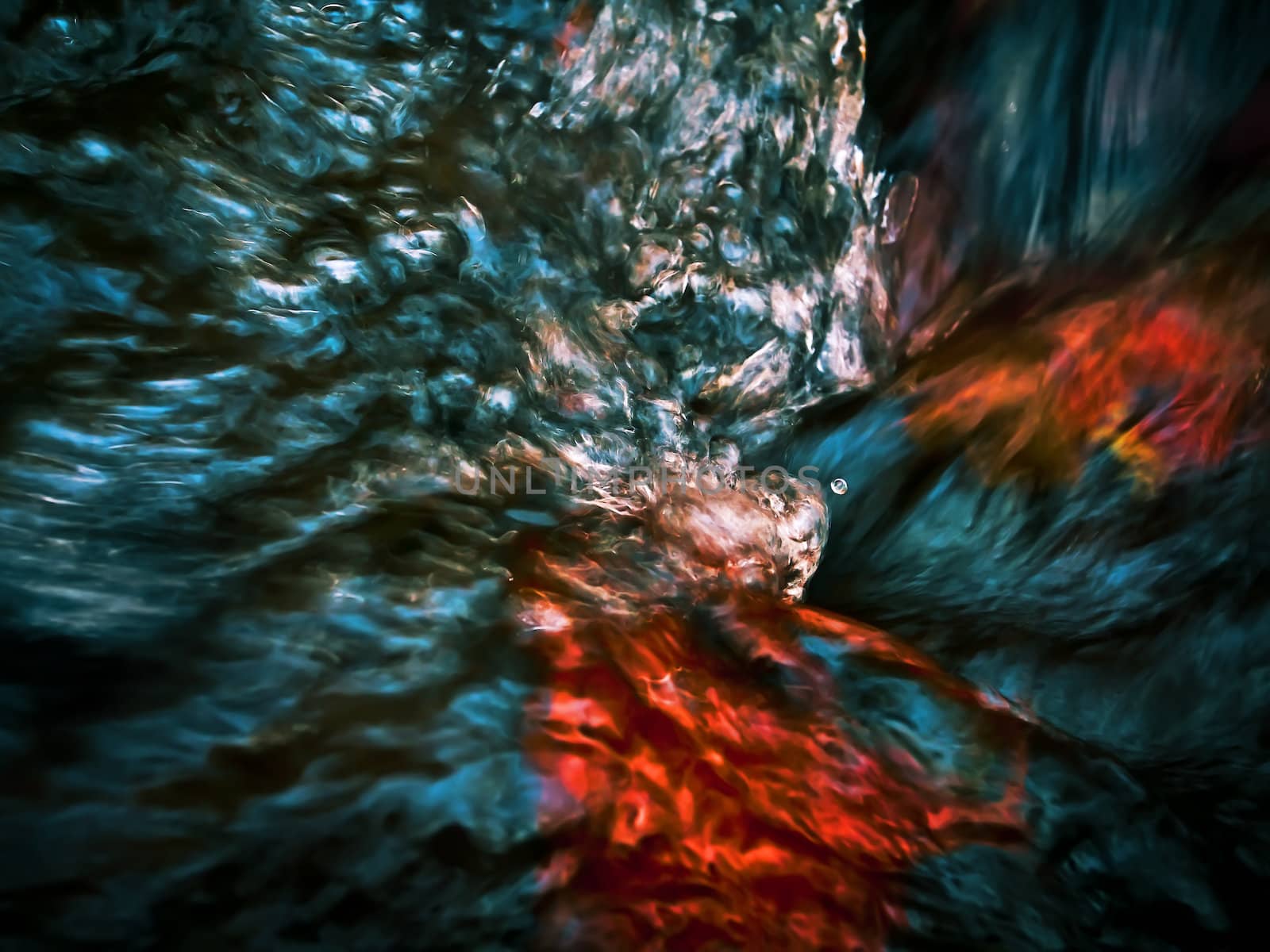 Abstract image of fresh water surface at close range